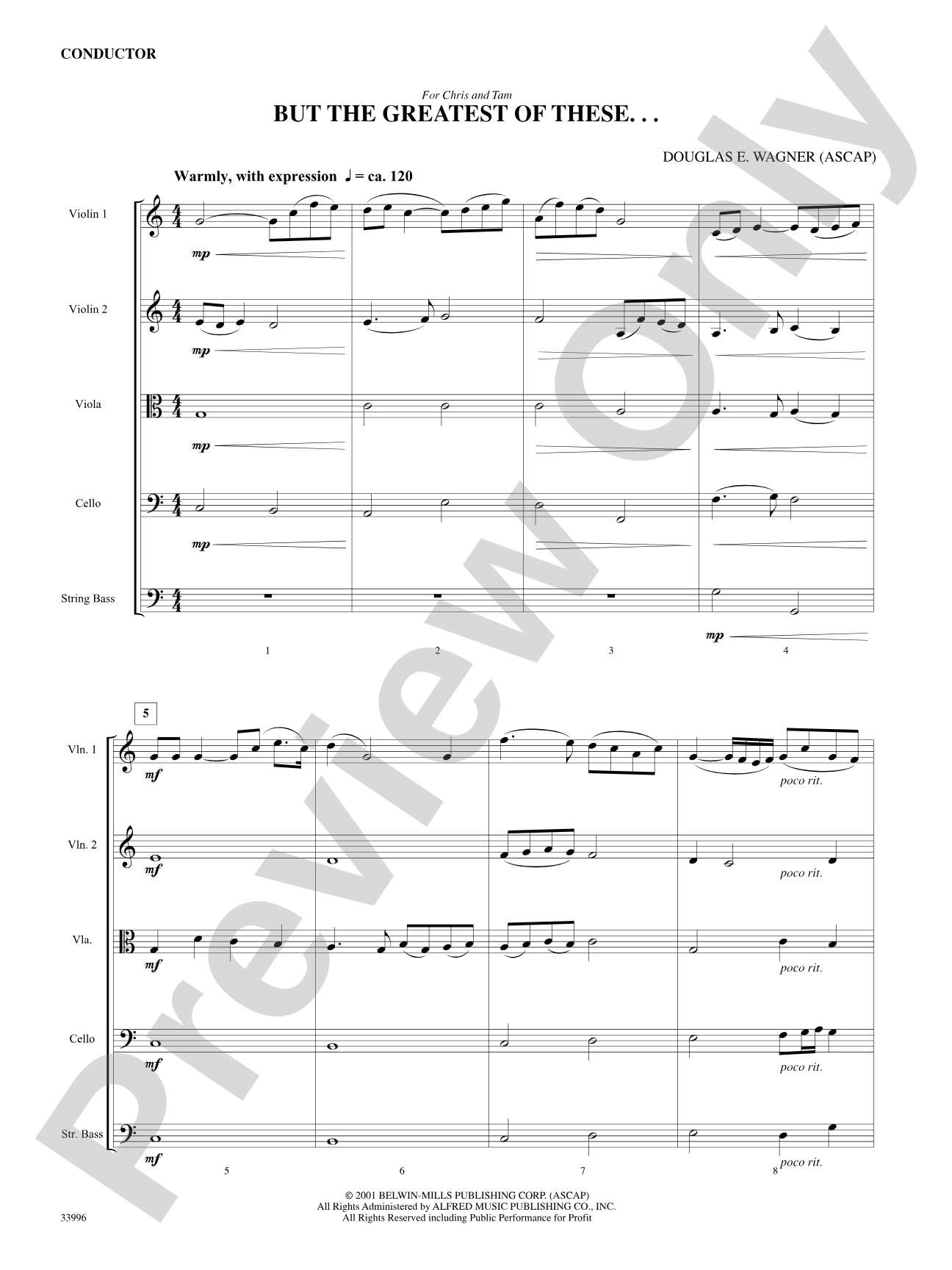 Classics for Contest: String Orchestra Conductor Score & Parts