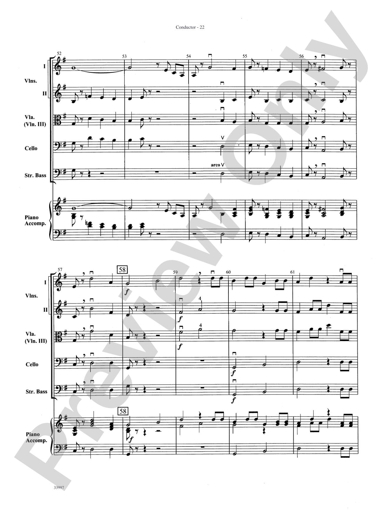 Mozart Classics: String Orchestra Conductor Score & Parts