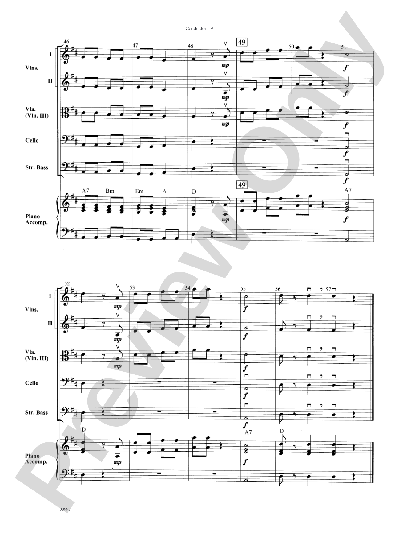 Mozart Classics: String Orchestra Conductor Score & Parts