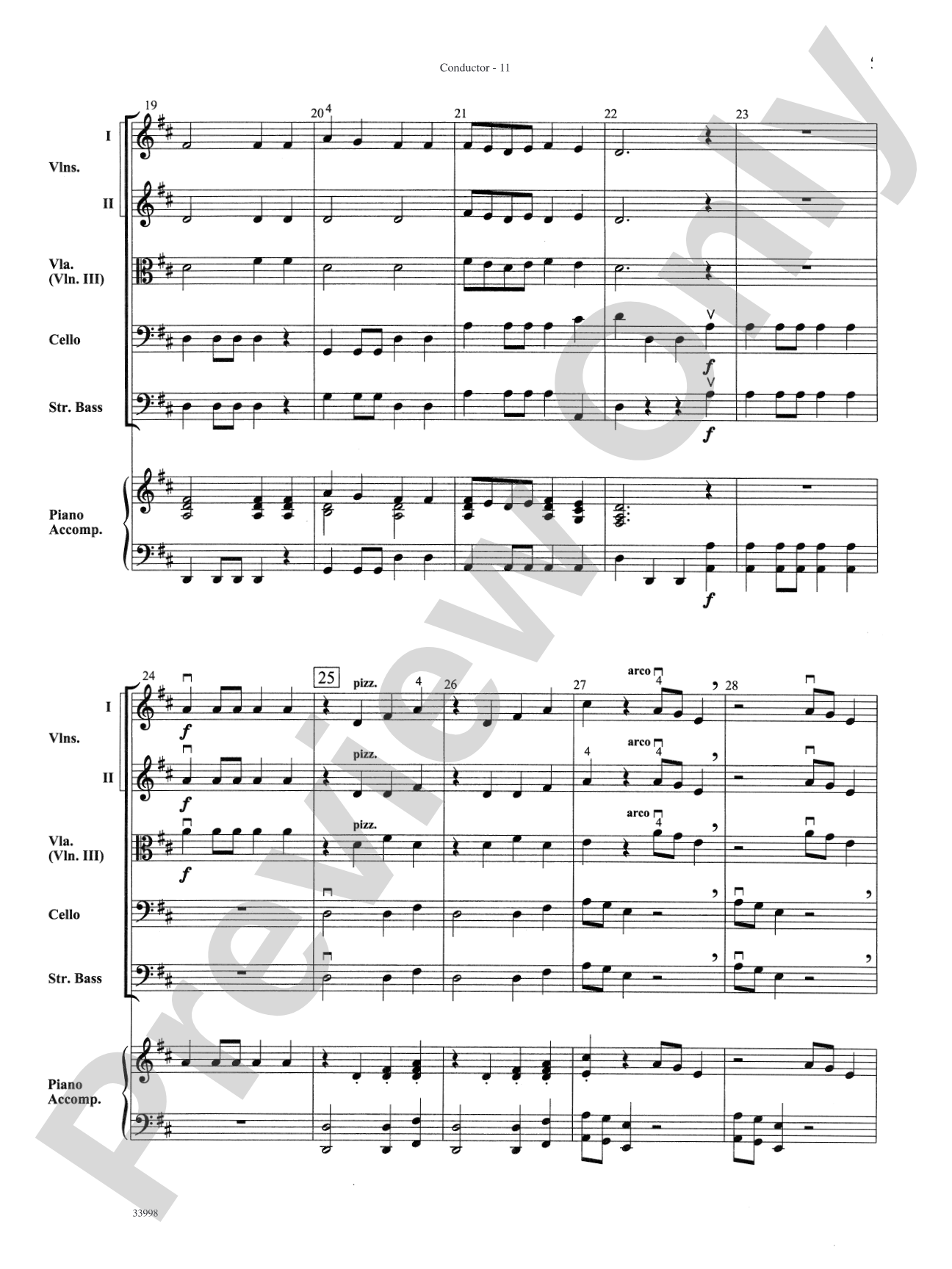 Classics for Contest: String Orchestra Conductor Score & Parts