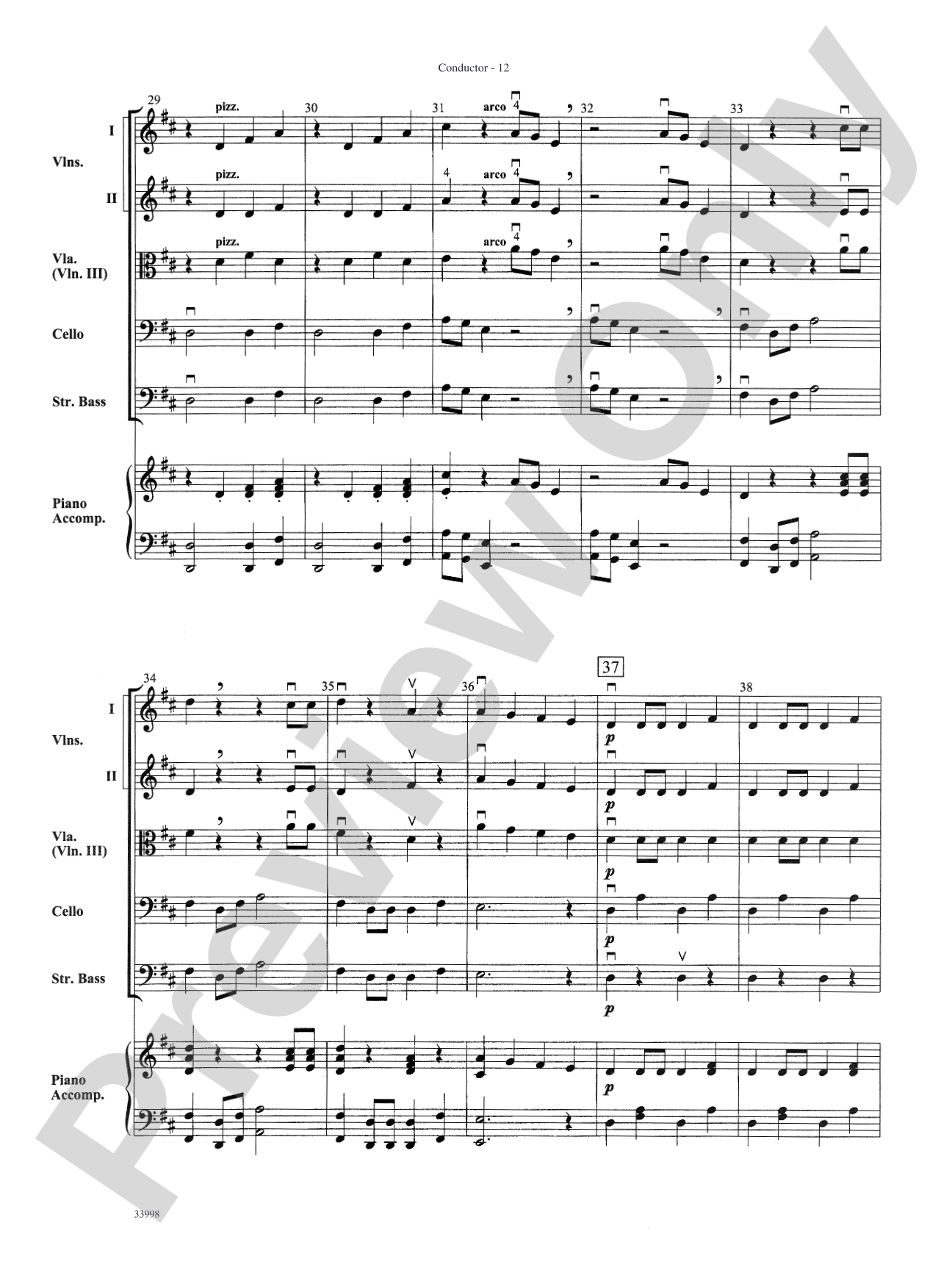 Classics for Contest: String Orchestra Conductor Score & Parts