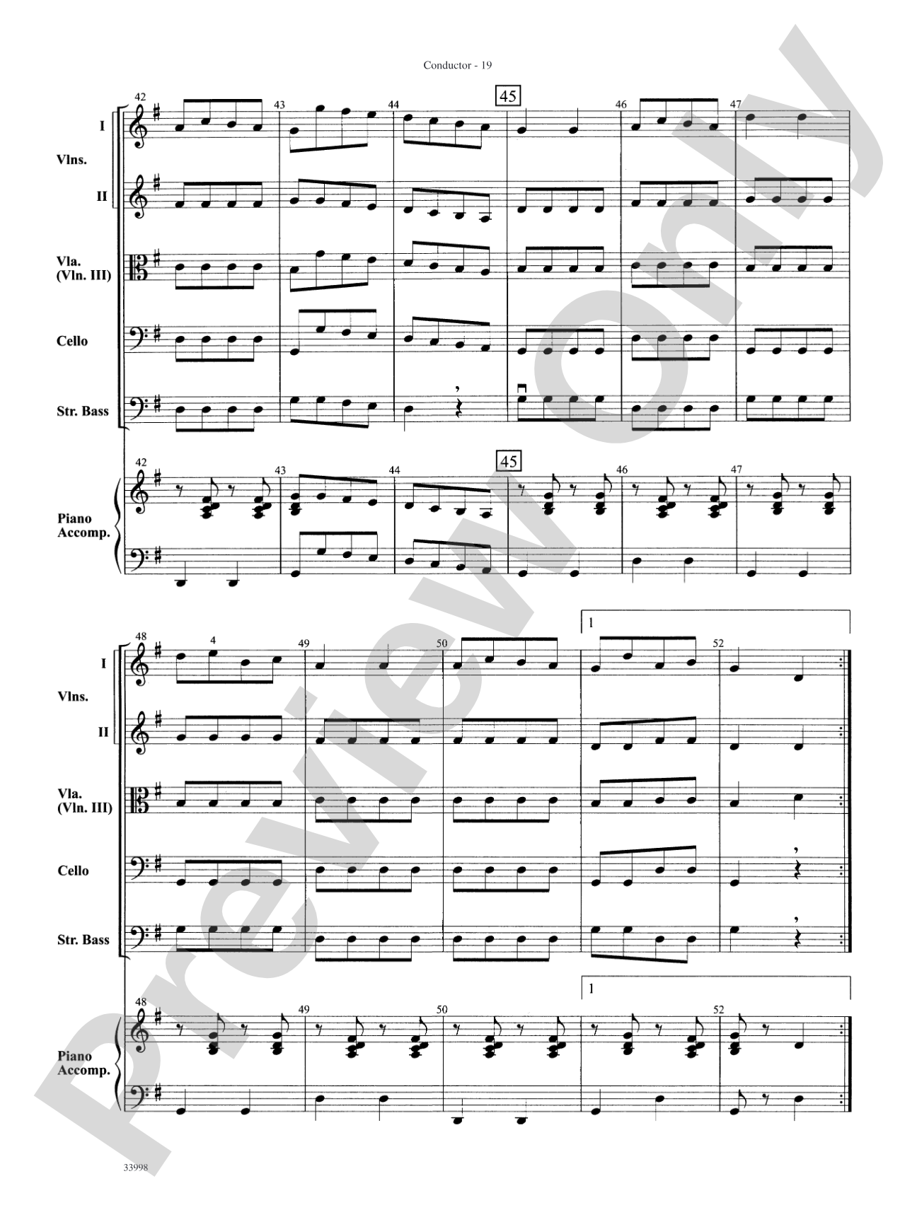Classics for Contest: String Orchestra Conductor Score & Parts