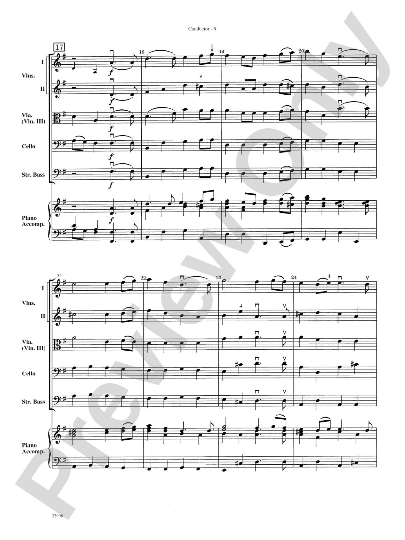 Classics for Contest: String Orchestra Conductor Score & Parts
