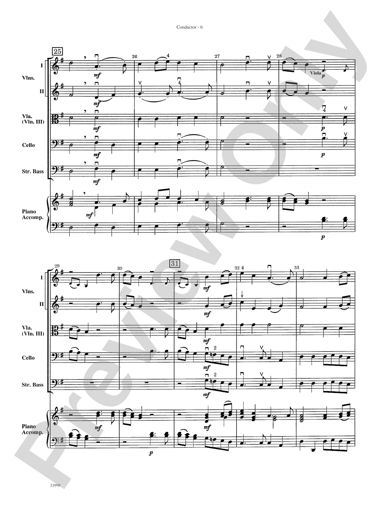 Classics for Contest: String Orchestra Conductor Score & Parts