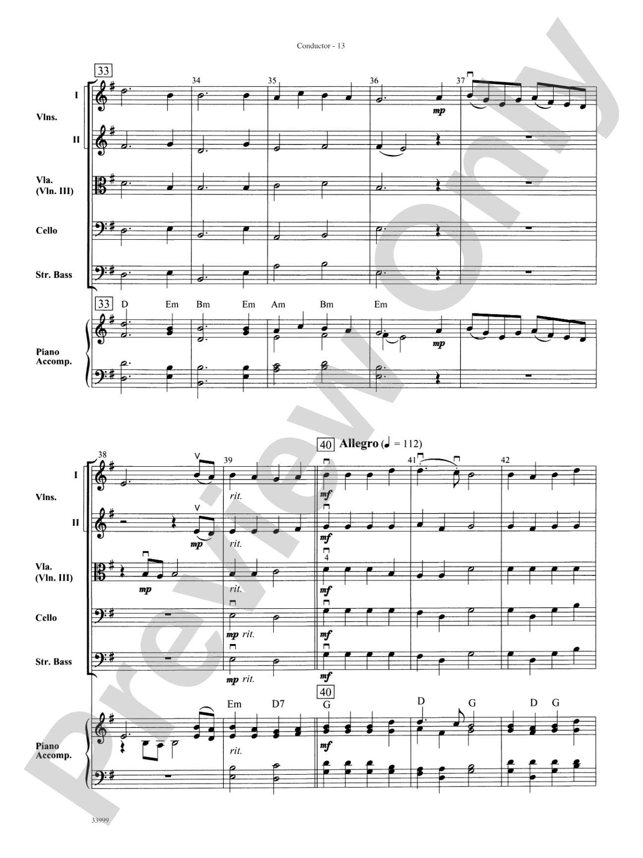 Classics for a Traditional Christmas, Level 1: String Orchestra Conductor Score & Parts