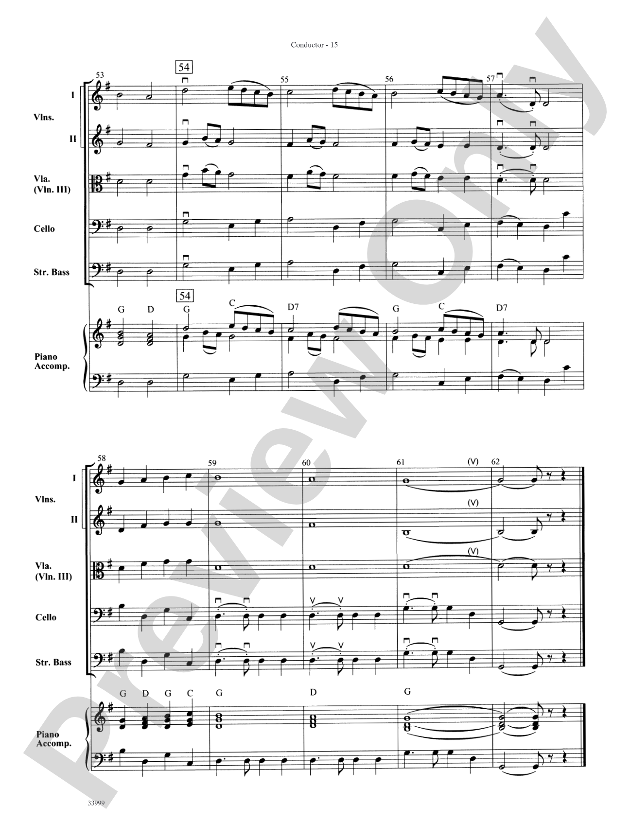 Classics for a Traditional Christmas, Level 1: String Orchestra Conductor Score & Parts