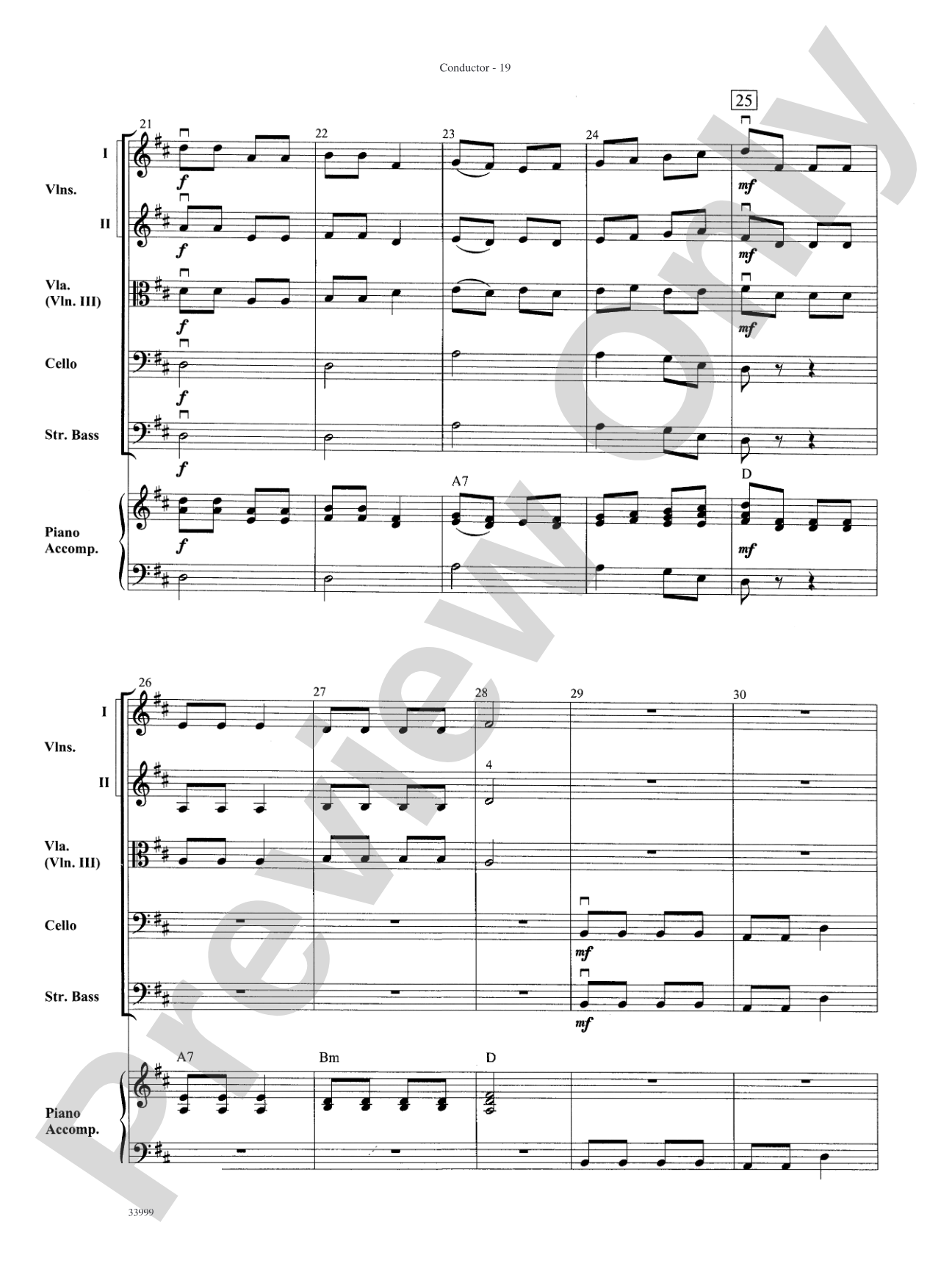 Classics for a Traditional Christmas, Level 1: String Orchestra Conductor Score & Parts