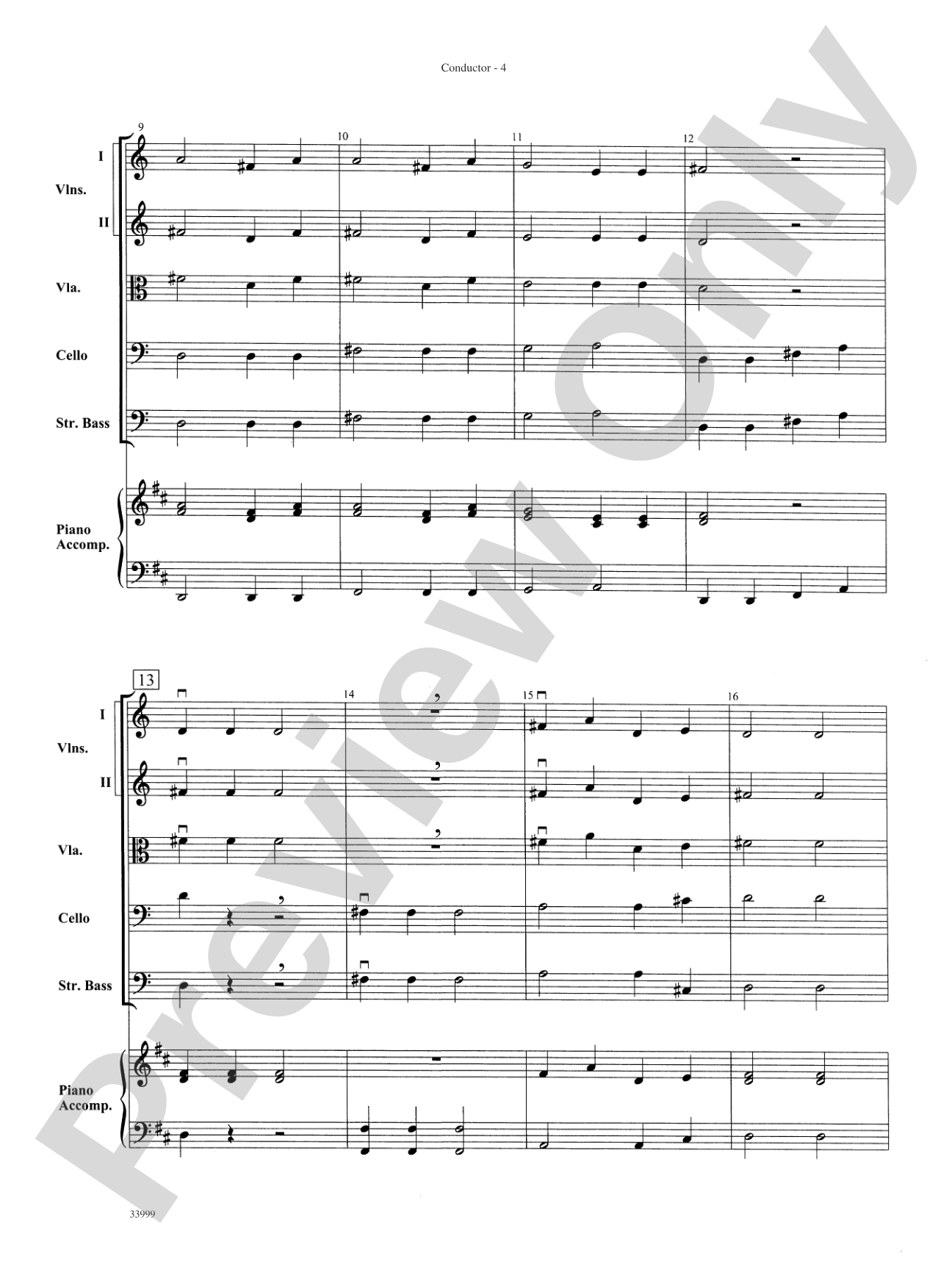 Classics for a Traditional Christmas, Level 1: String Orchestra Conductor Score & Parts