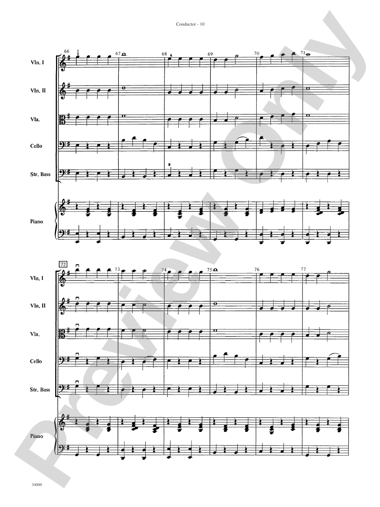Classics for a Traditional Christmas, Level 2: String Orchestra Conductor Score & Parts