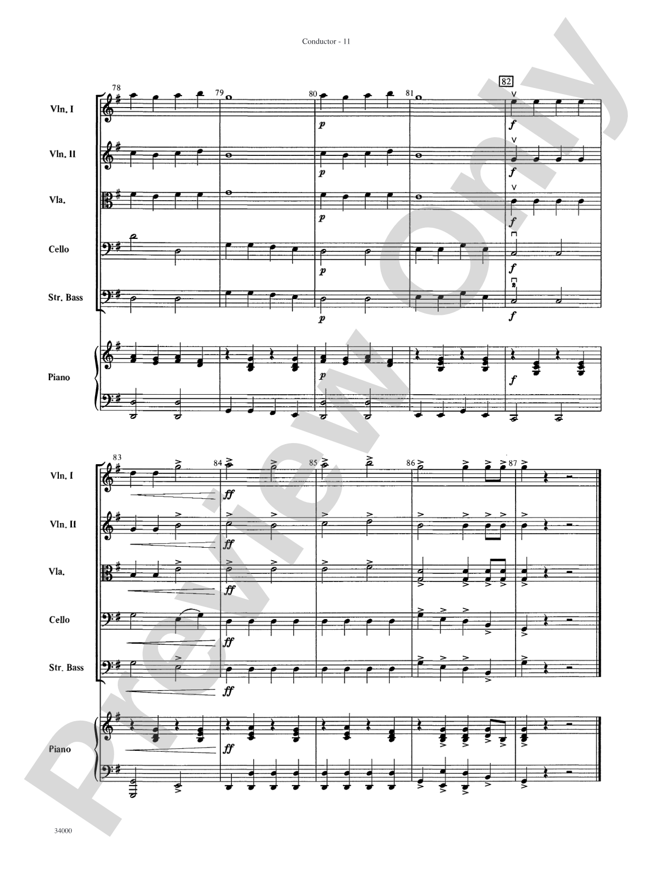 Classics for a Traditional Christmas, Level 2: String Orchestra Conductor Score & Parts
