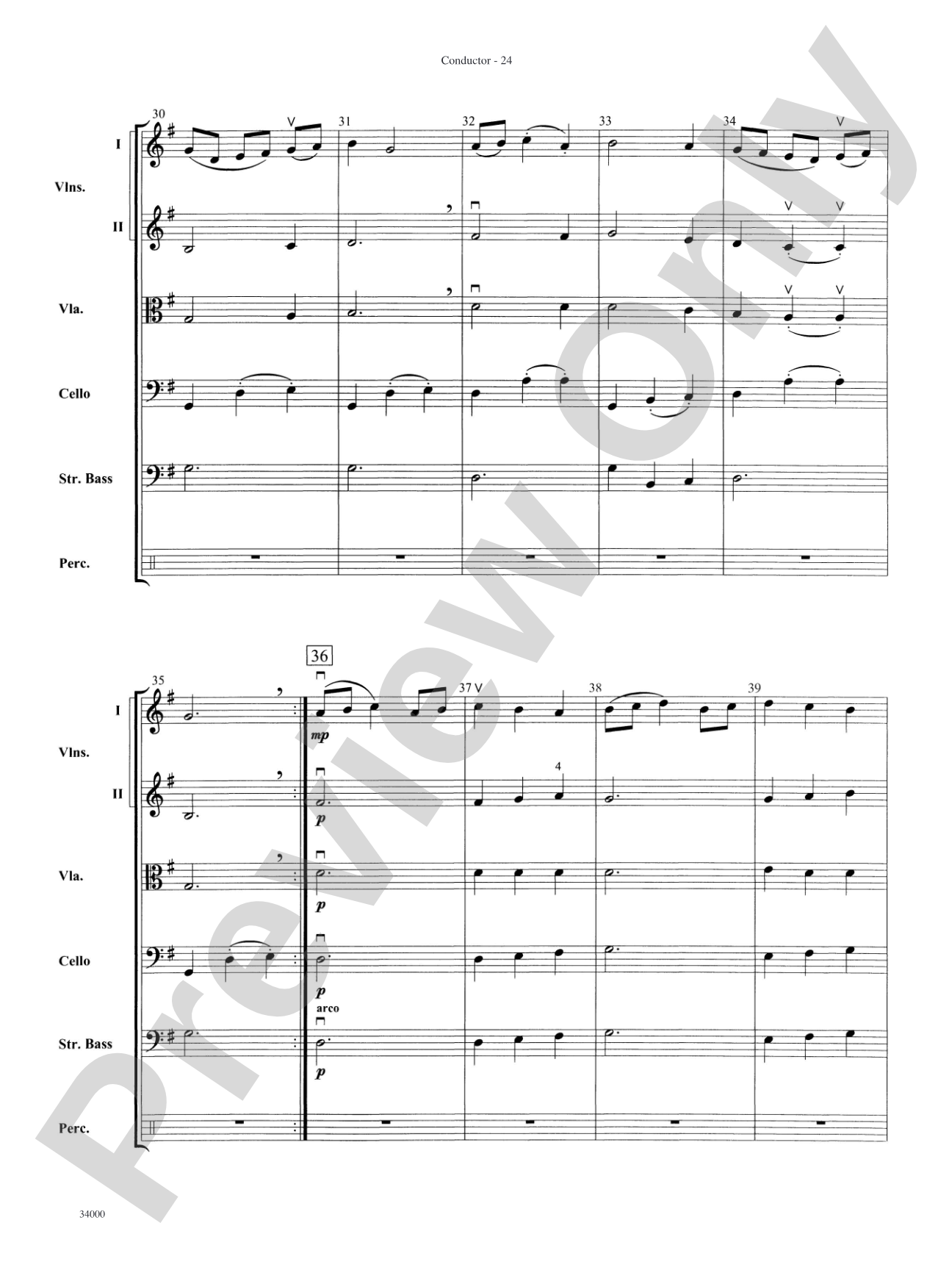 Classics for a Traditional Christmas, Level 2: String Orchestra Conductor Score & Parts