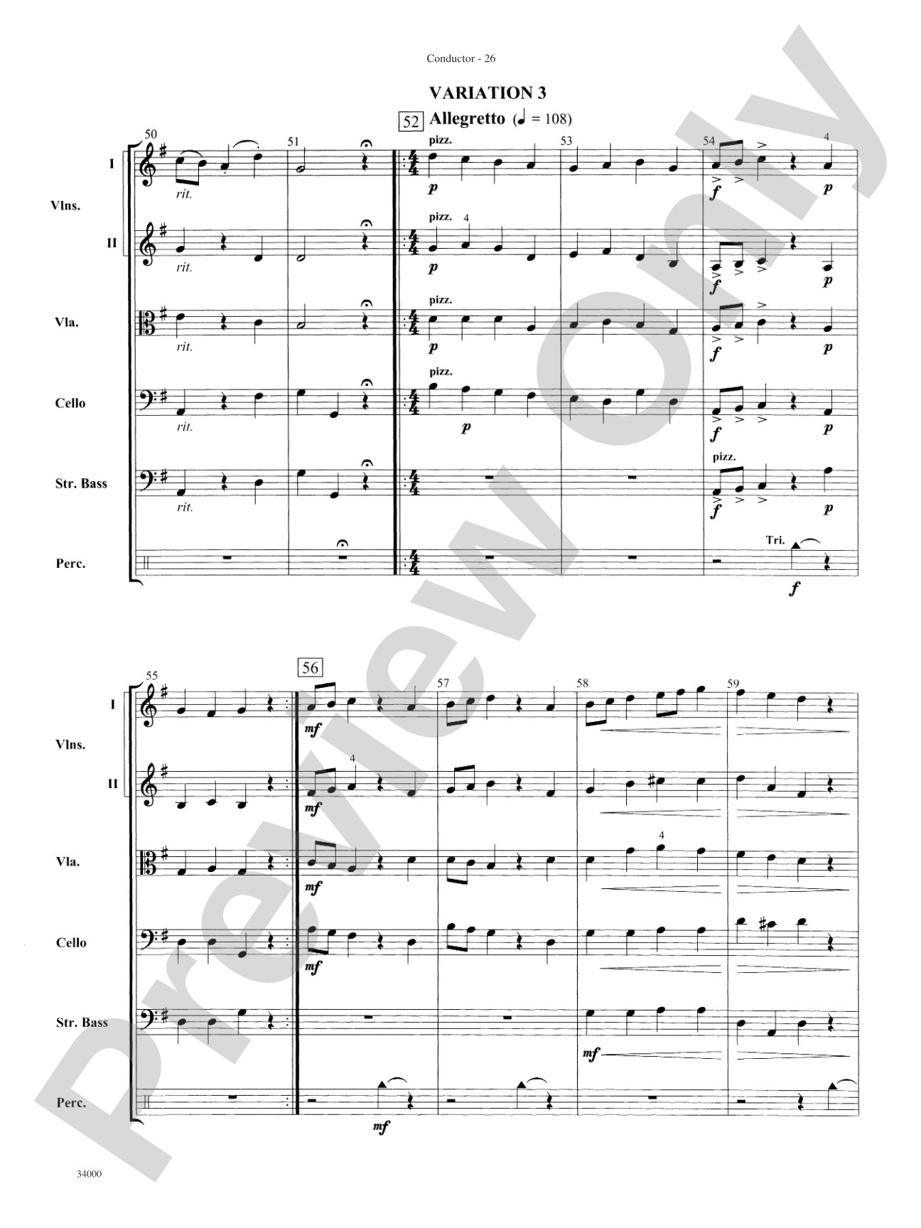 Classics for a Traditional Christmas, Level 2: String Orchestra Conductor Score & Parts