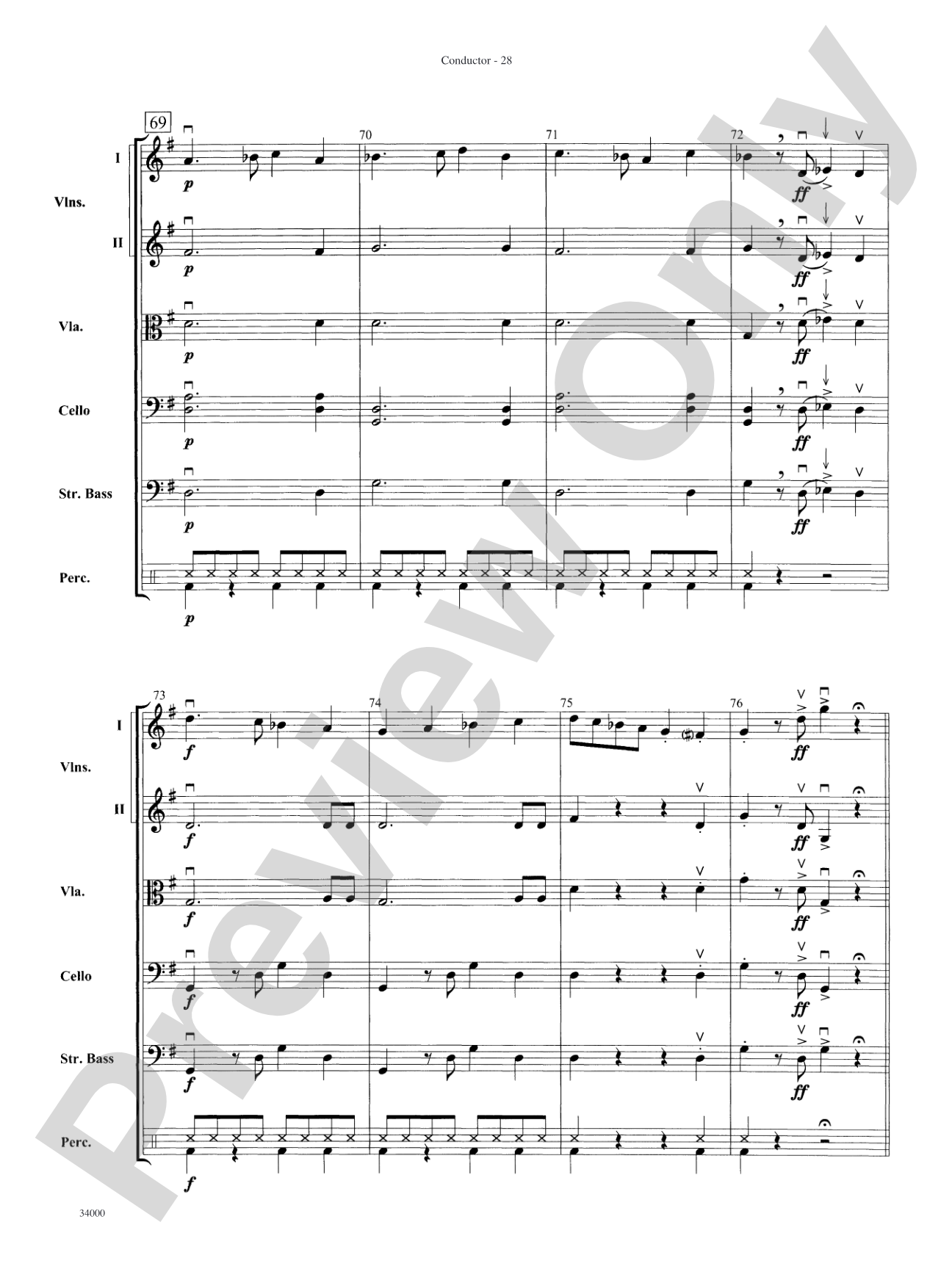 Classics for a Traditional Christmas, Level 2: String Orchestra Conductor Score & Parts