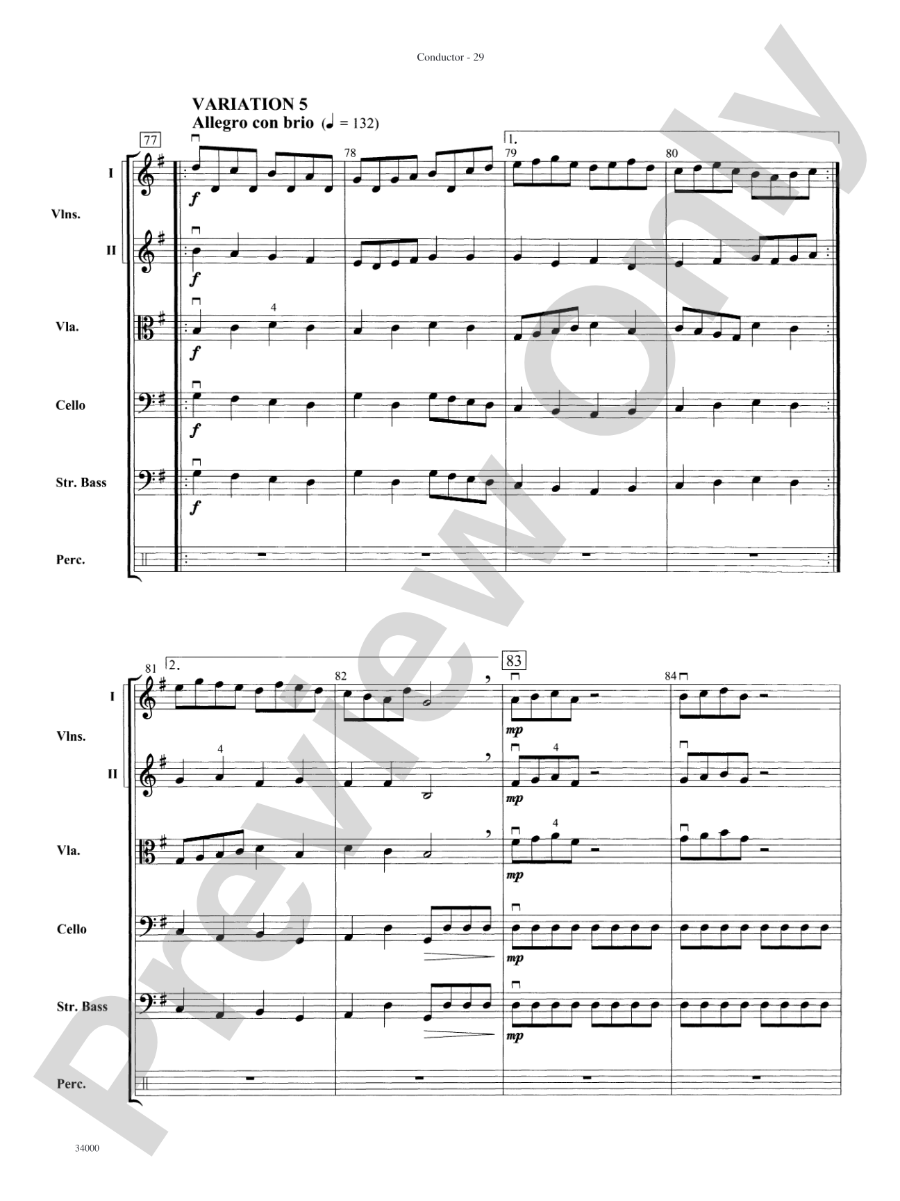 Classics for a Traditional Christmas, Level 2: String Orchestra Conductor Score & Parts