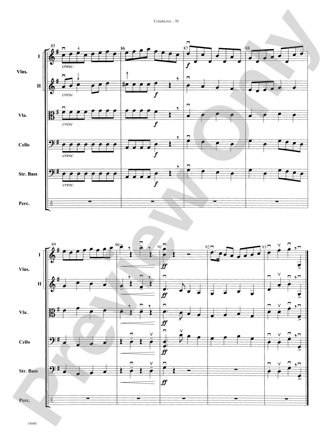 Classics for a Traditional Christmas, Level 2: String Orchestra Conductor Score & Parts