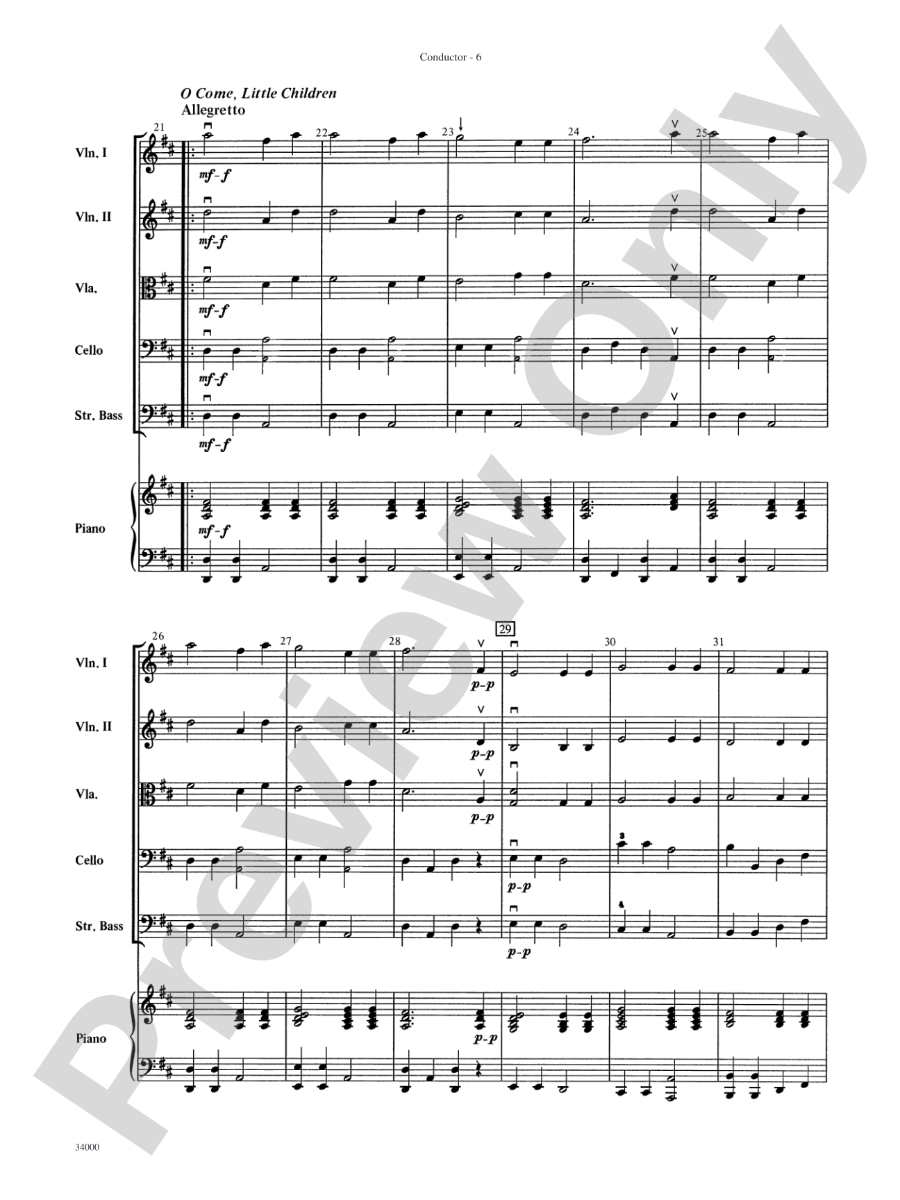 Classics for a Traditional Christmas, Level 2: String Orchestra Conductor Score & Parts