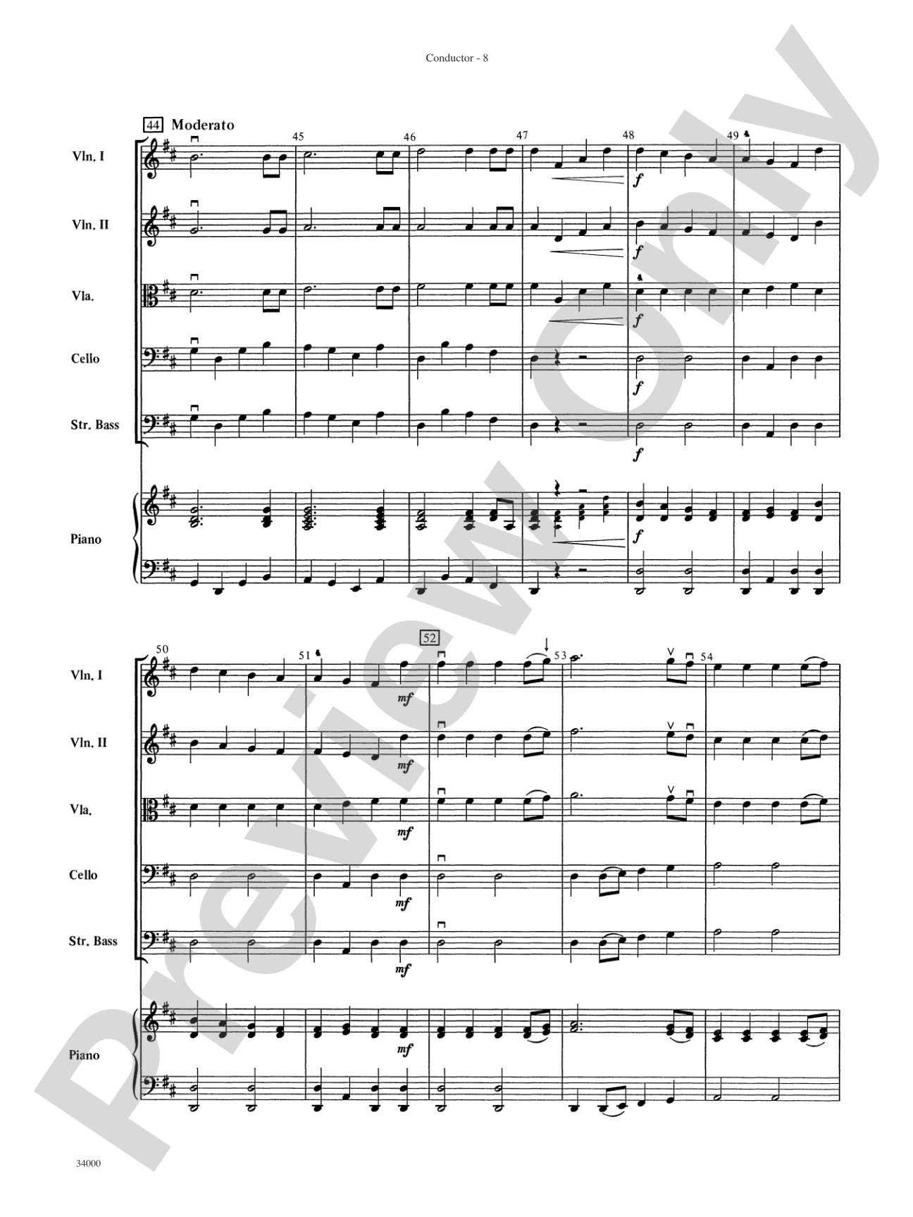 Classics for a Traditional Christmas, Level 2: String Orchestra Conductor Score & Parts