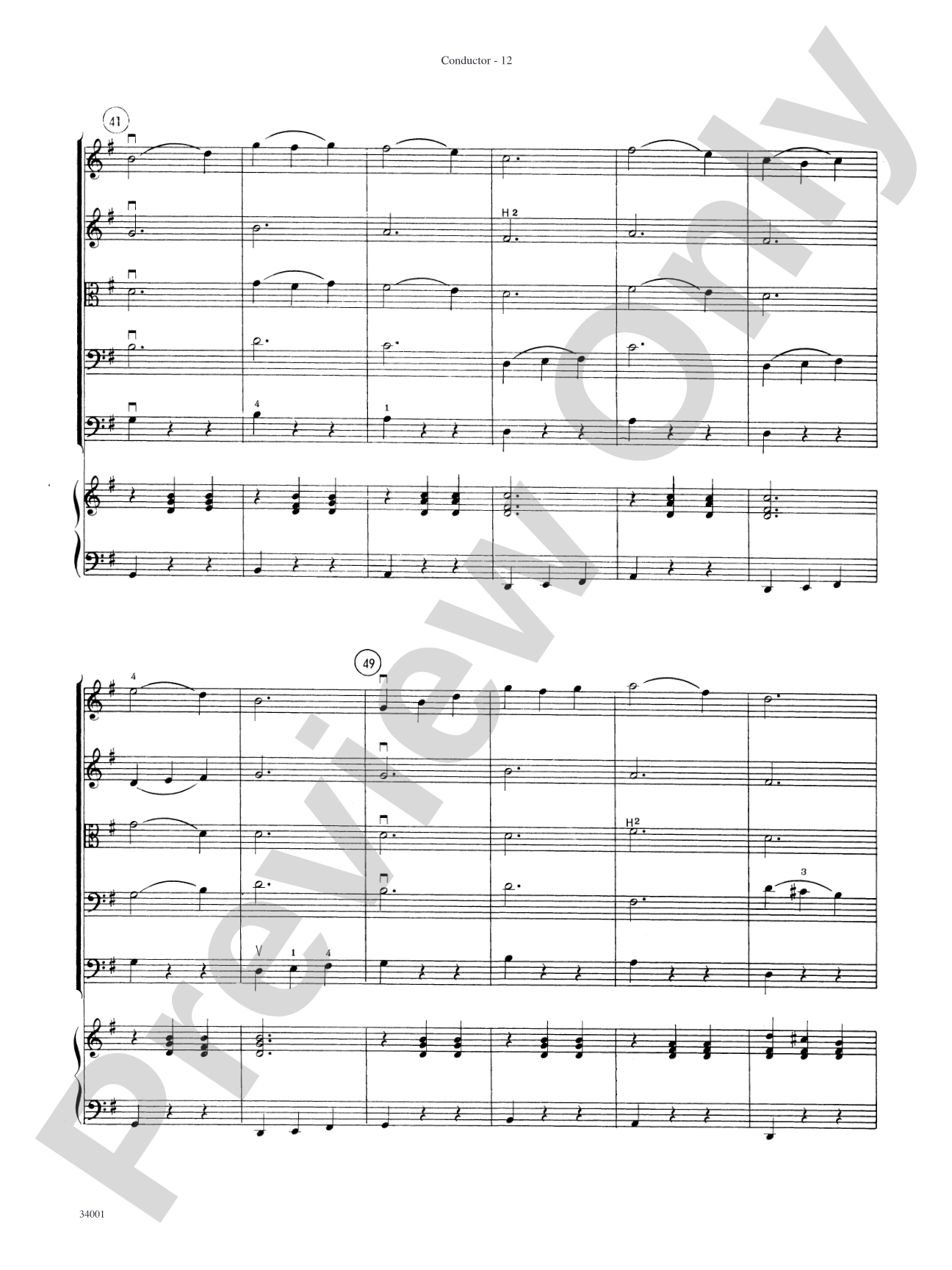 Classics from Merle Isaac: String Orchestra Conductor Score & Parts