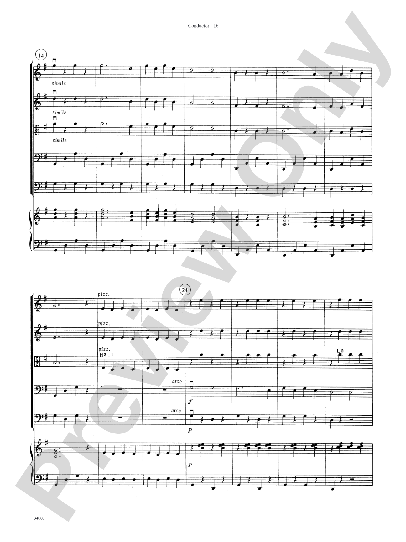 Classics from Merle Isaac: String Orchestra Conductor Score & Parts