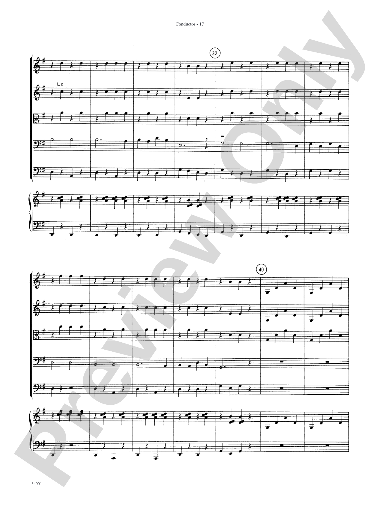 Classics from Merle Isaac: String Orchestra Conductor Score & Parts