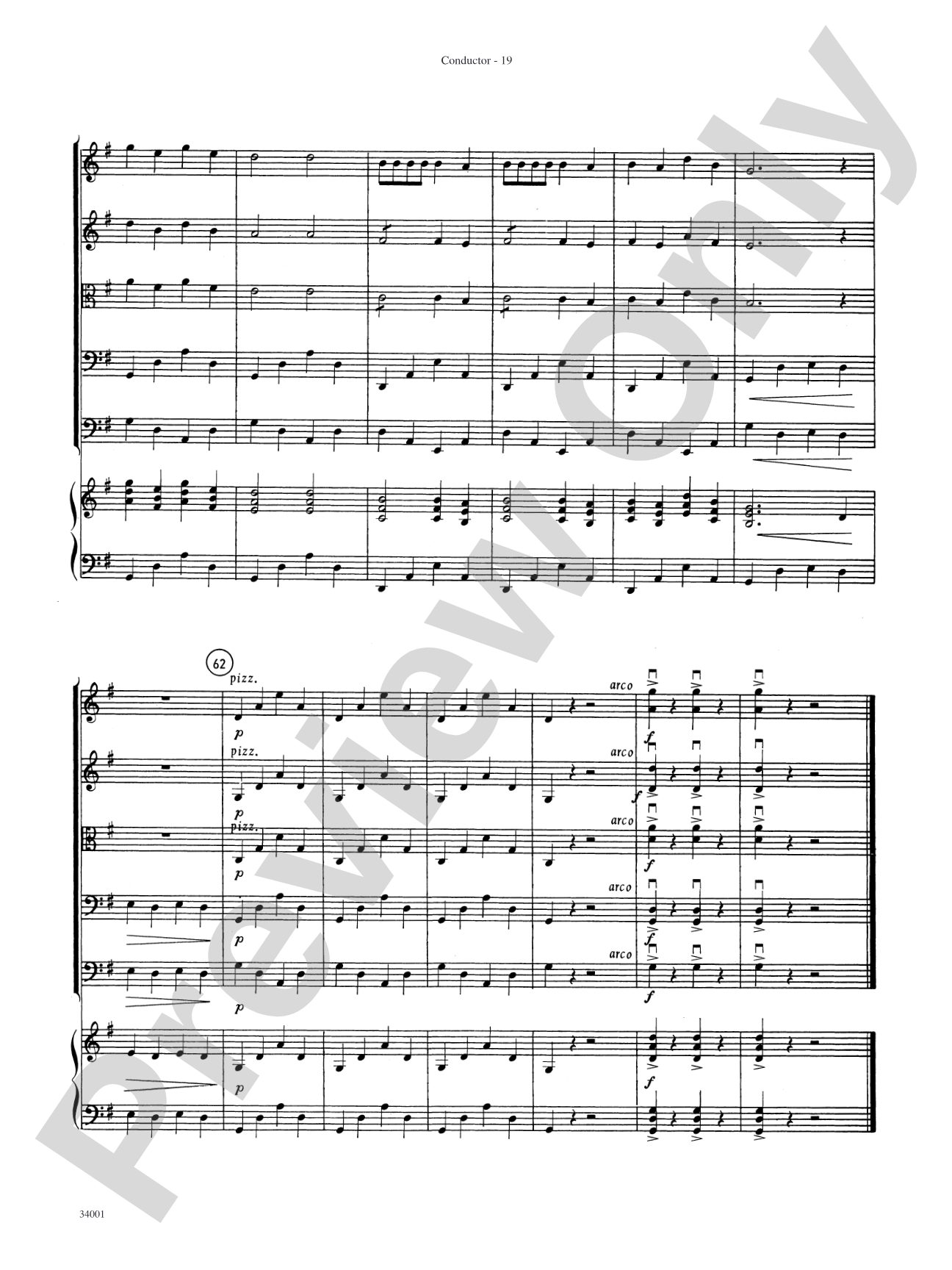 Classics from Merle Isaac: String Orchestra Conductor Score & Parts