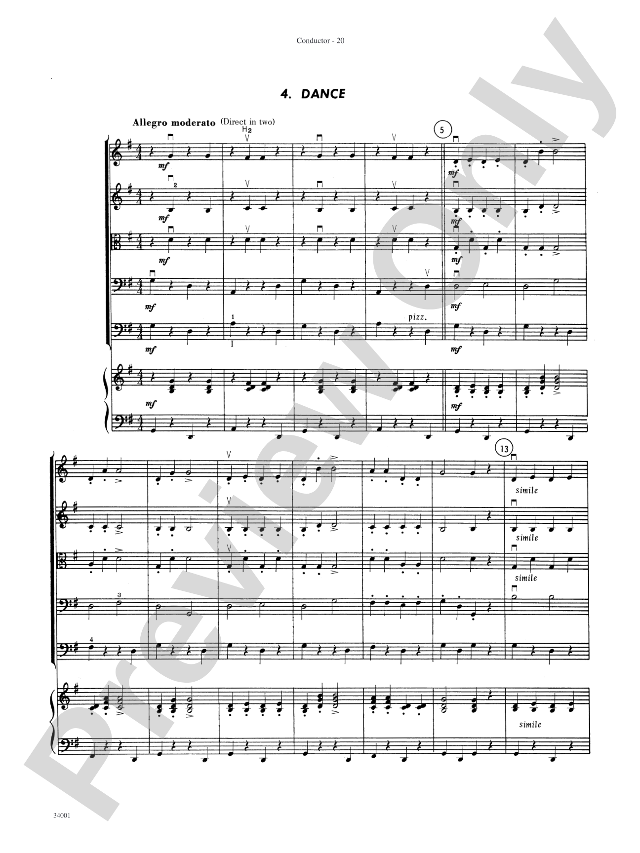 Classics from Merle Isaac: String Orchestra Conductor Score & Parts