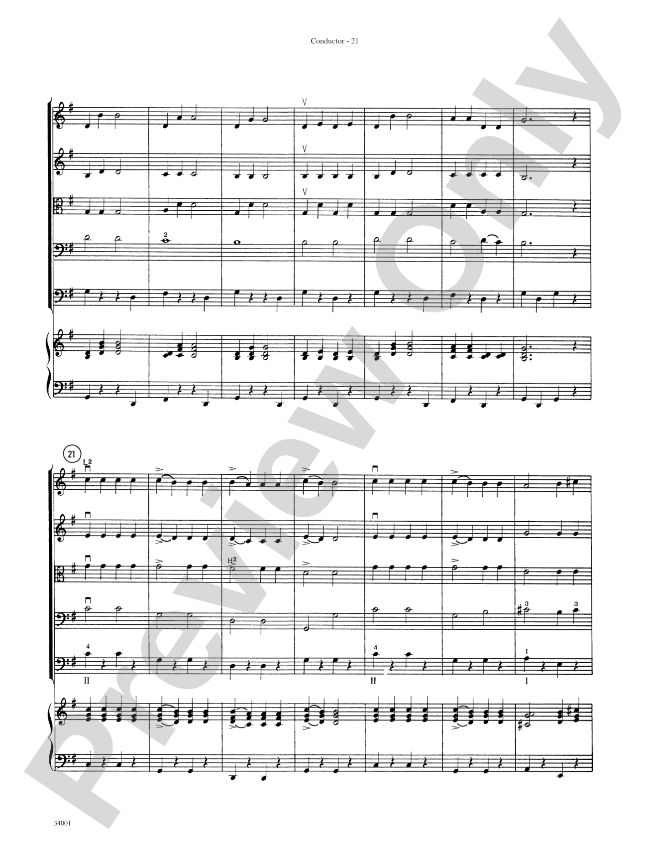 Classics from Merle Isaac: String Orchestra Conductor Score & Parts