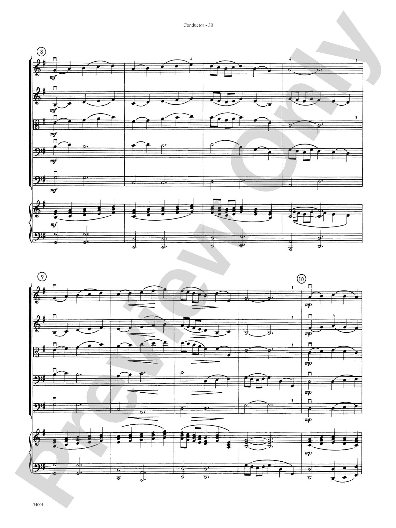 Classics from Merle Isaac: String Orchestra Conductor Score & Parts