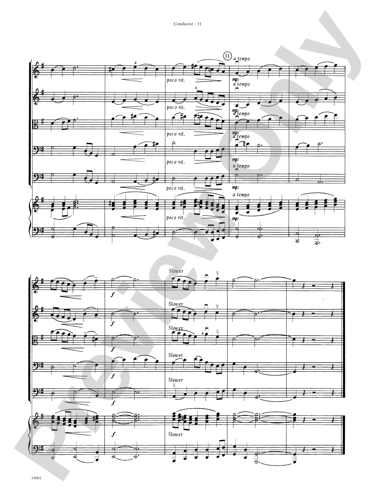 Classics from Merle Isaac: String Orchestra Conductor Score & Parts