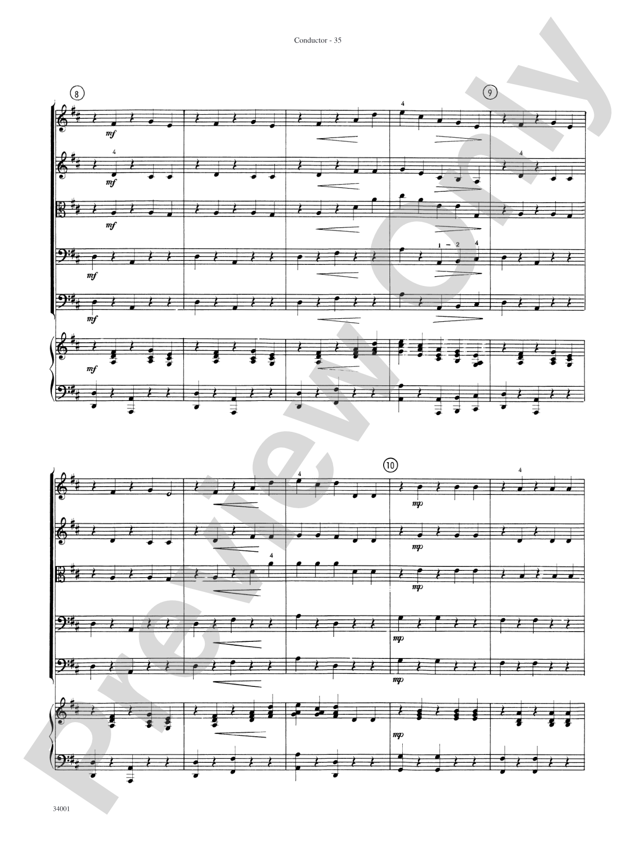 Classics from Merle Isaac: String Orchestra Conductor Score & Parts