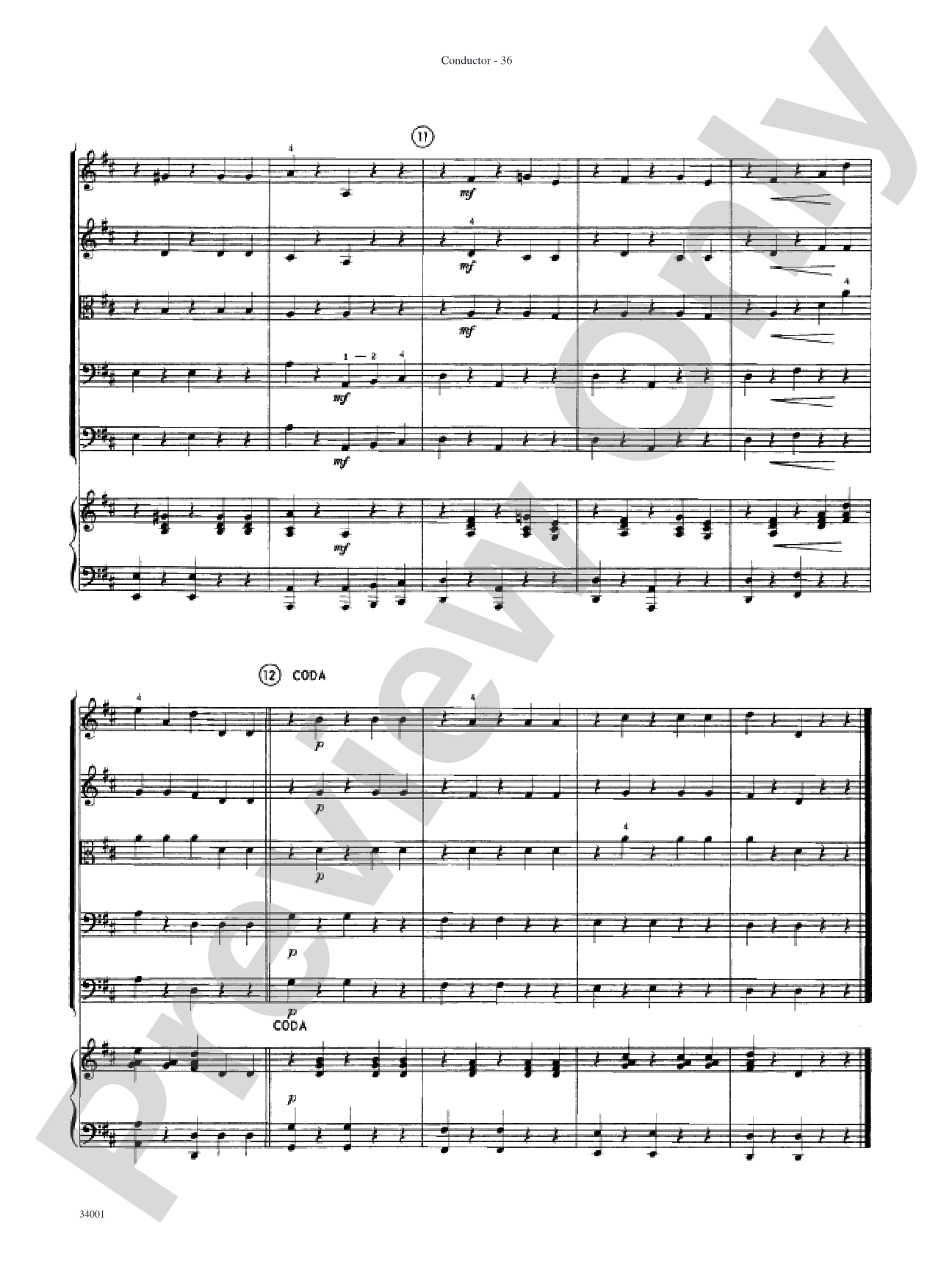 Classics from Merle Isaac: String Orchestra Conductor Score & Parts
