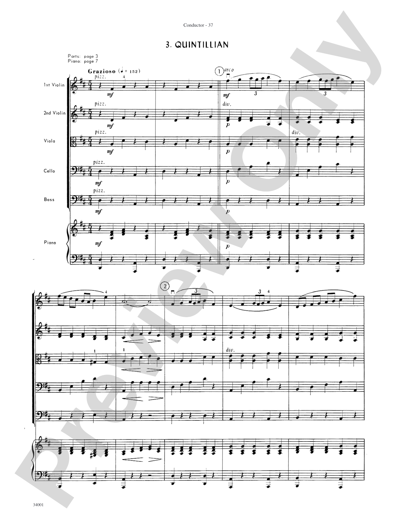 Classics from Merle Isaac: String Orchestra Conductor Score & Parts