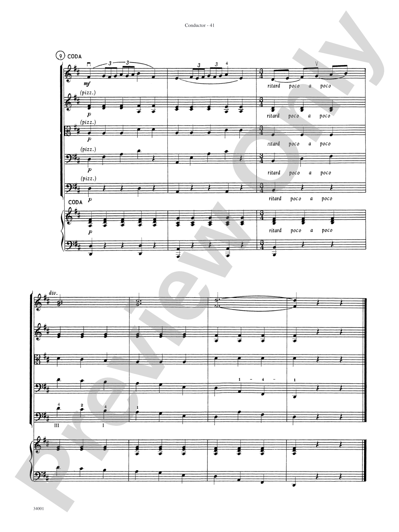 Classics from Merle Isaac: String Orchestra Conductor Score & Parts