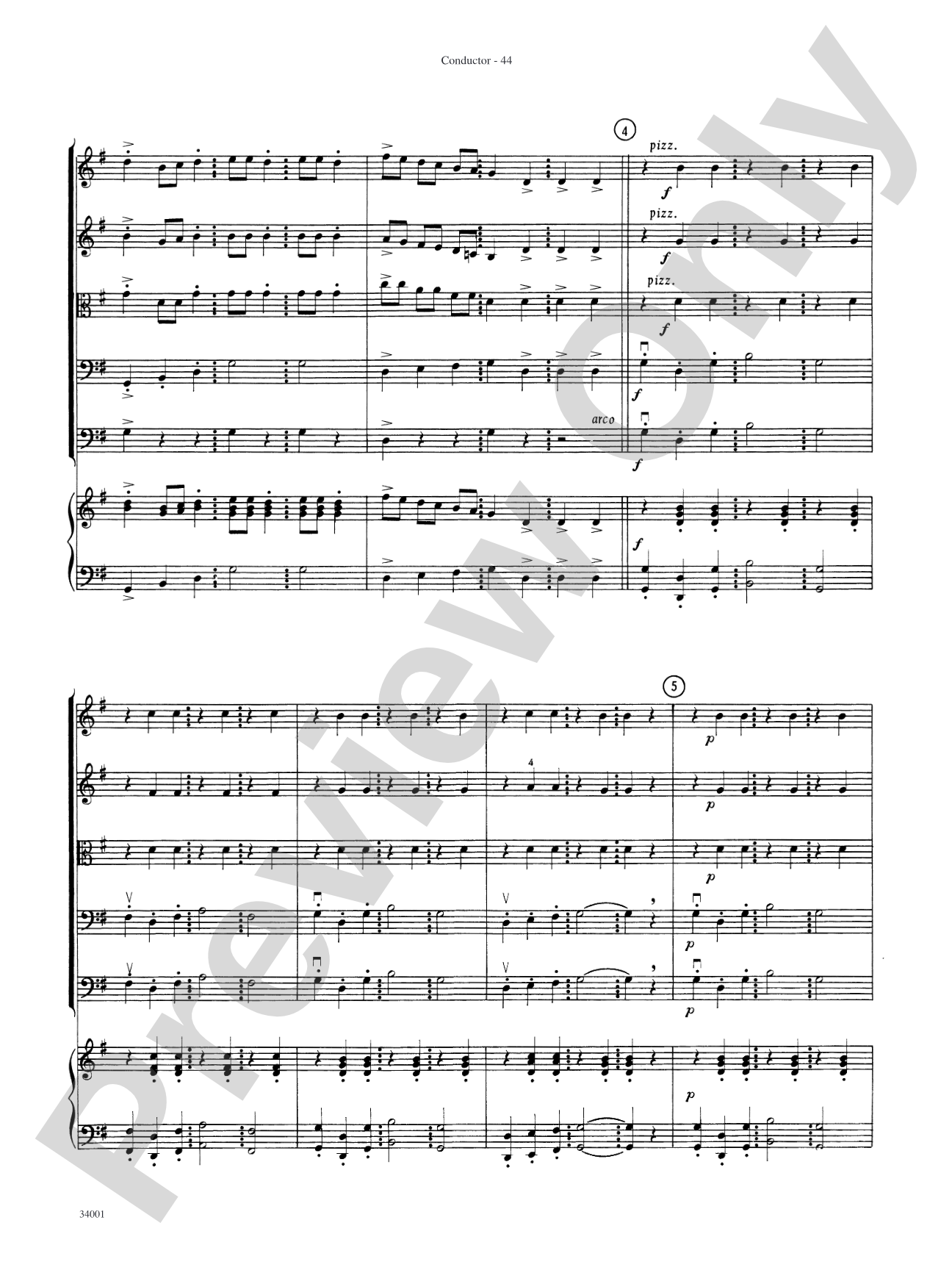 Classics from Merle Isaac: String Orchestra Conductor Score & Parts