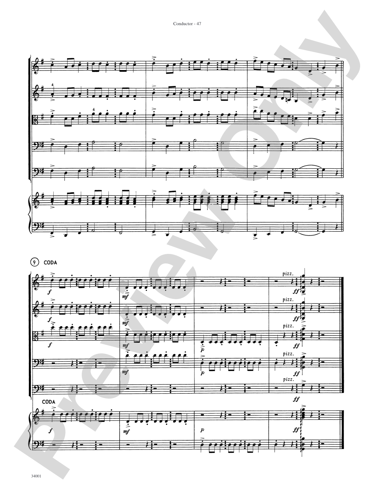 Classics from Merle Isaac: String Orchestra Conductor Score & Parts