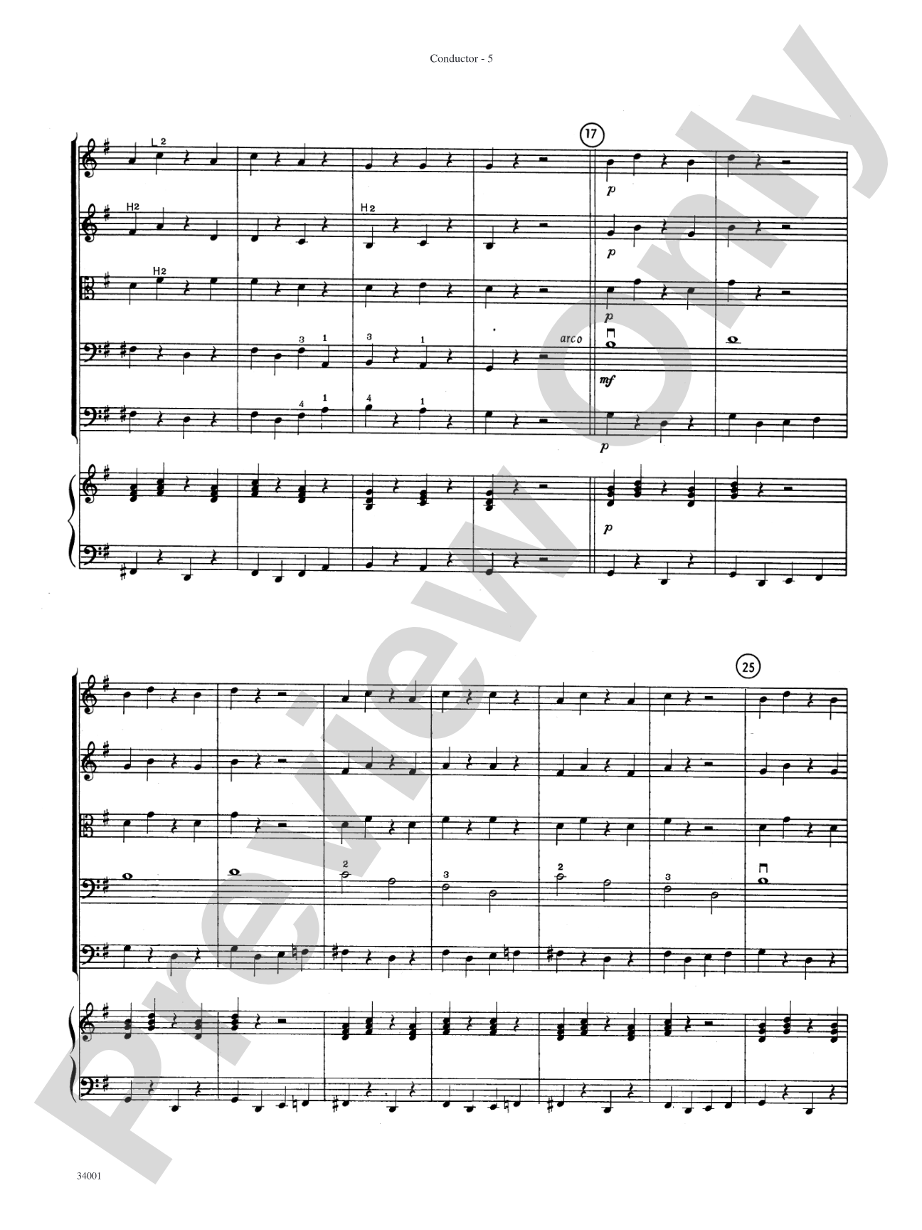 Classics from Merle Isaac: String Orchestra Conductor Score & Parts