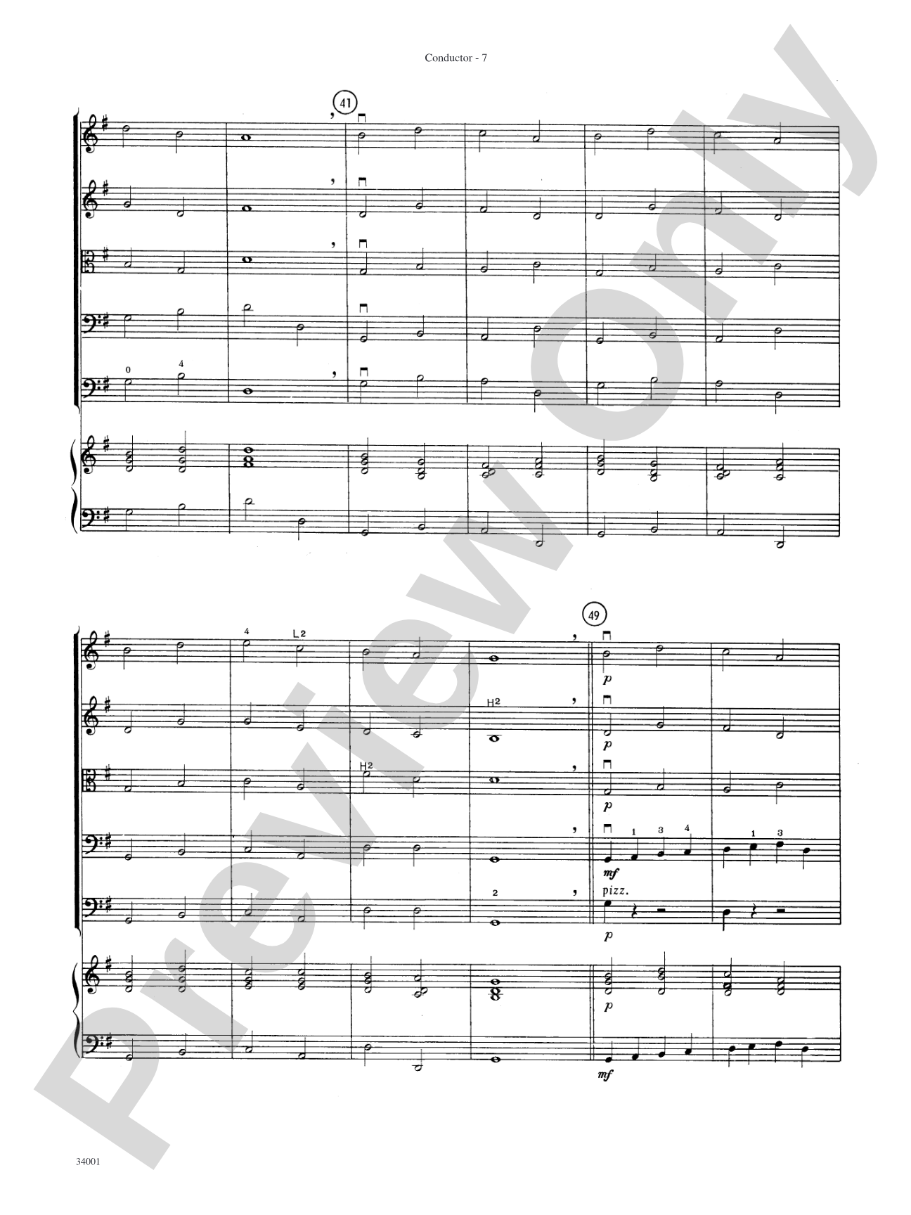 Classics from Merle Isaac: String Orchestra Conductor Score & Parts