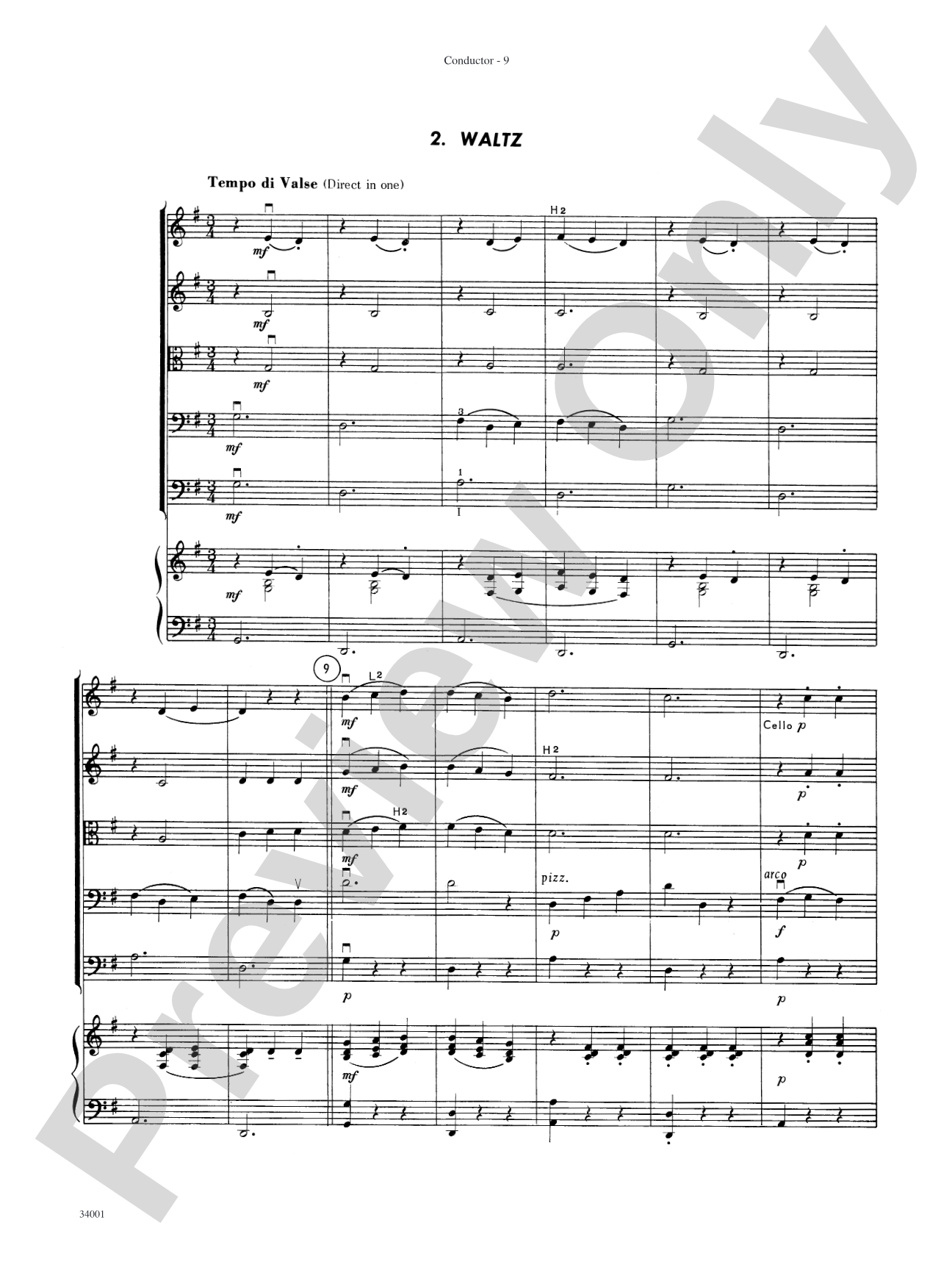 Classics from Merle Isaac: String Orchestra Conductor Score & Parts