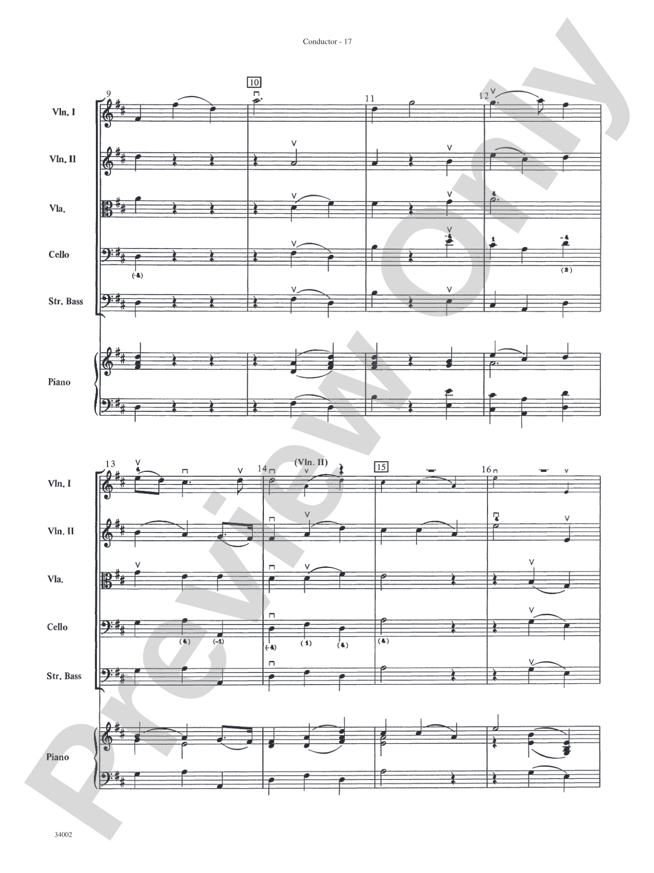 Classics for Contest: String Orchestra Conductor Score & Parts