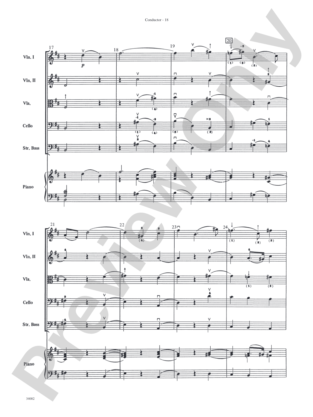 Classics for Contest: String Orchestra Conductor Score & Parts