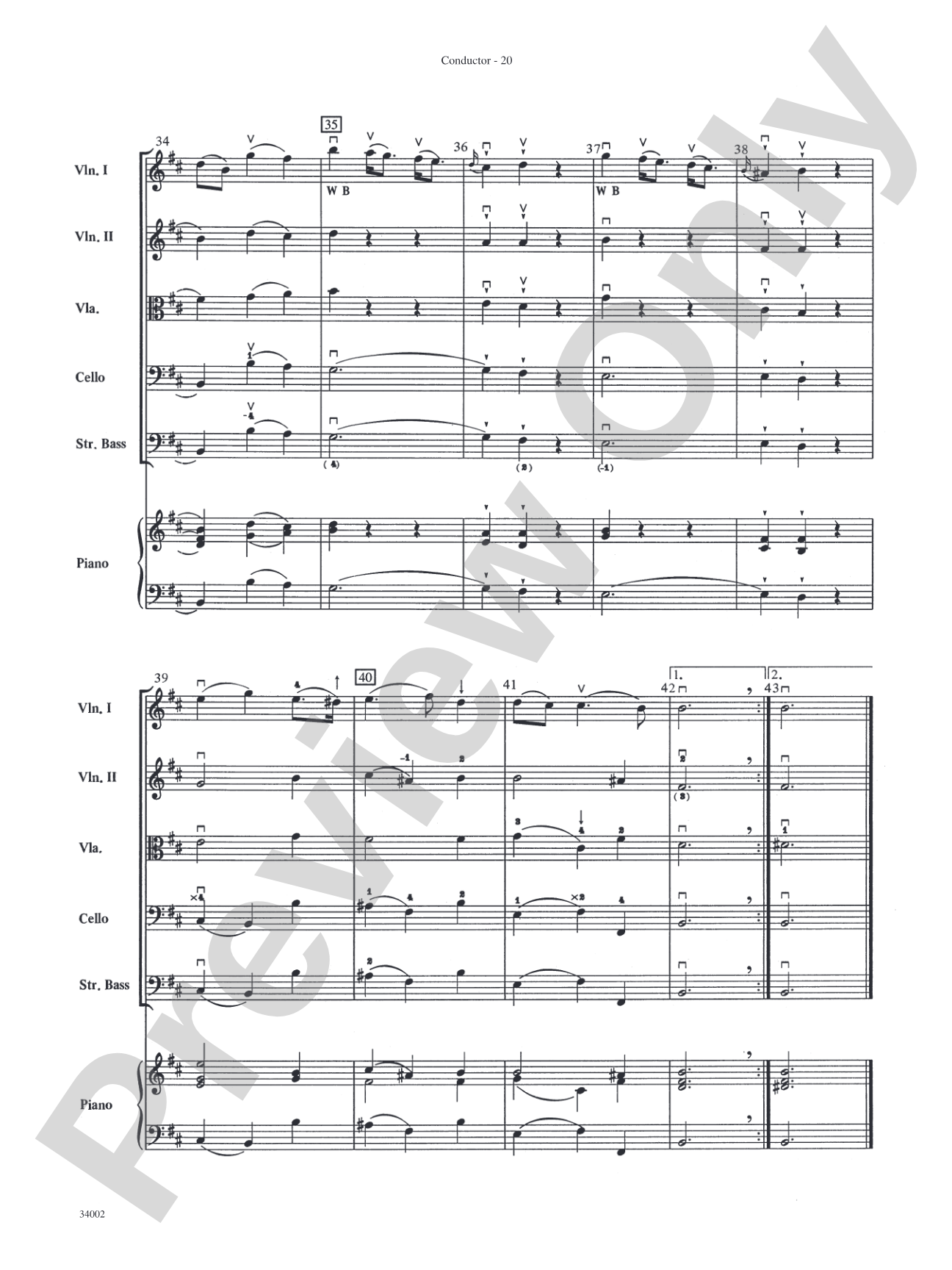 Classics for Contest: String Orchestra Conductor Score & Parts