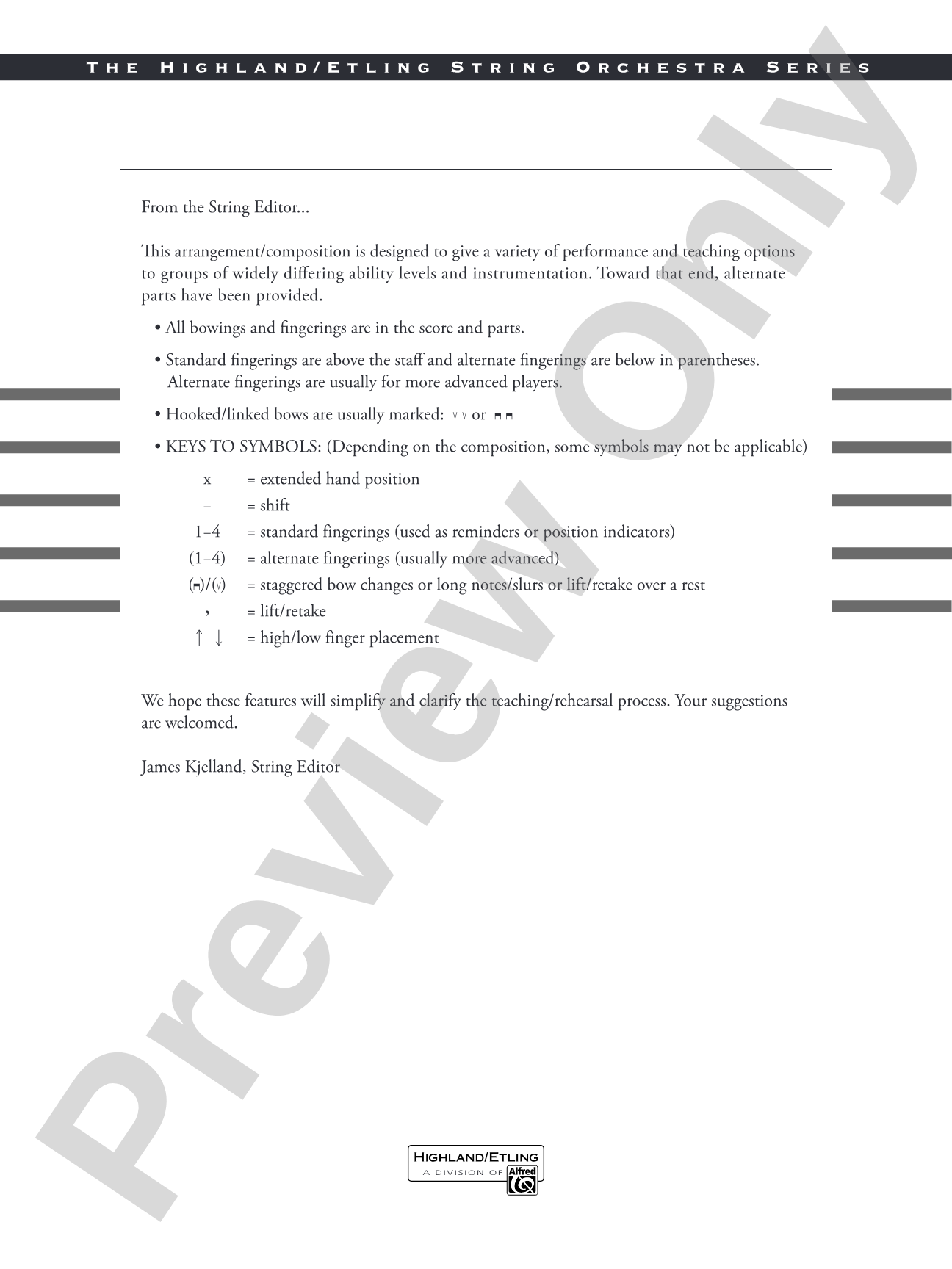 Classics for Contest: String Orchestra Conductor Score & Parts