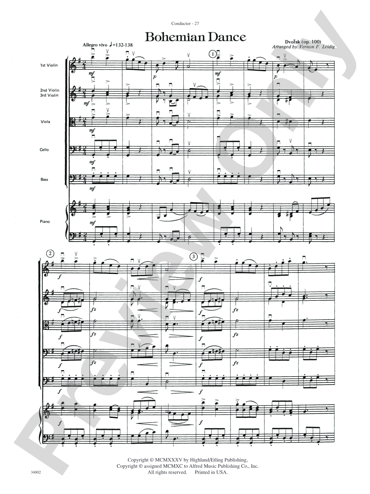 Classics for Contest: String Orchestra Conductor Score & Parts