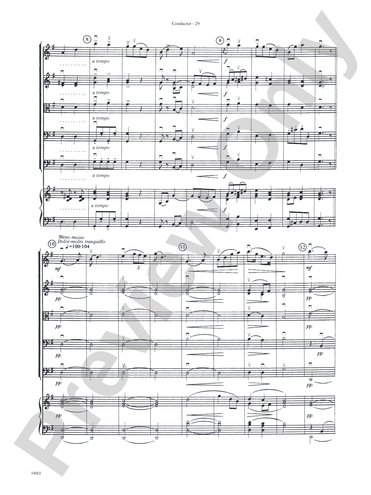 Classics for Contest: String Orchestra Conductor Score & Parts