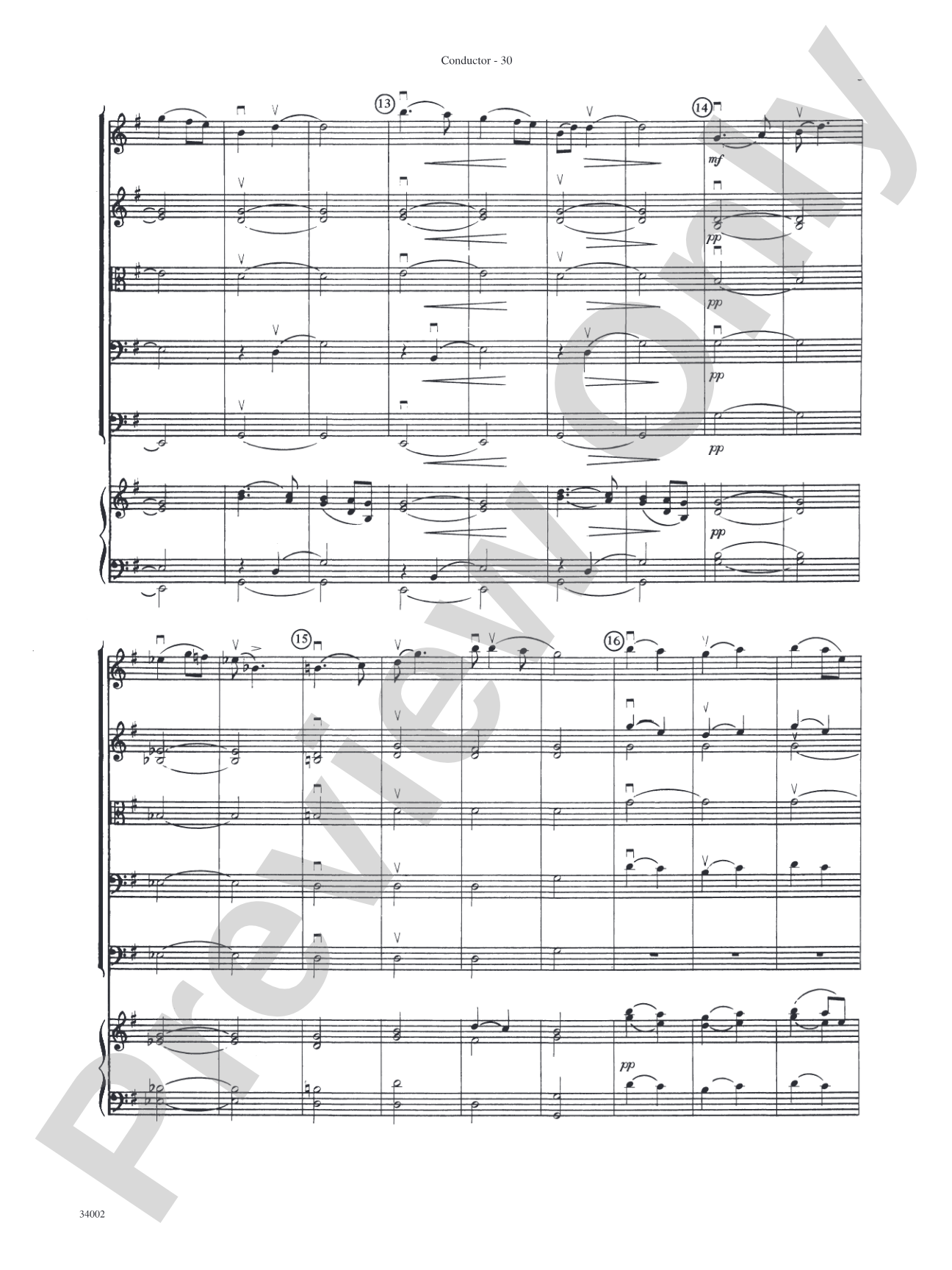 Classics for Contest: String Orchestra Conductor Score & Parts