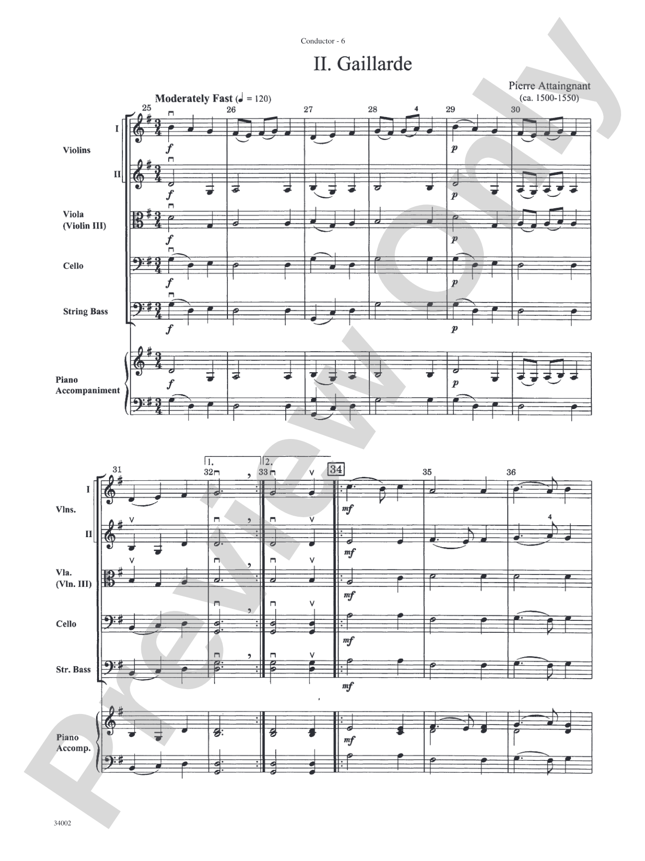 Classics for Contest: String Orchestra Conductor Score & Parts
