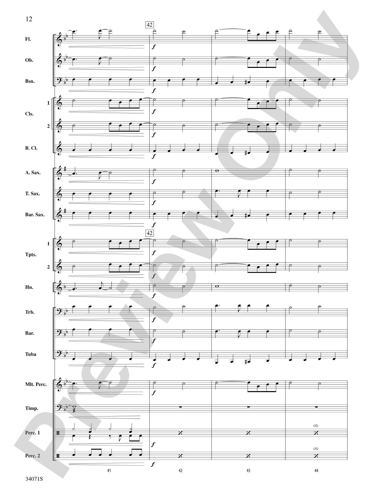 Haven't Met You Yet: Concert Band Conductor Score & Parts