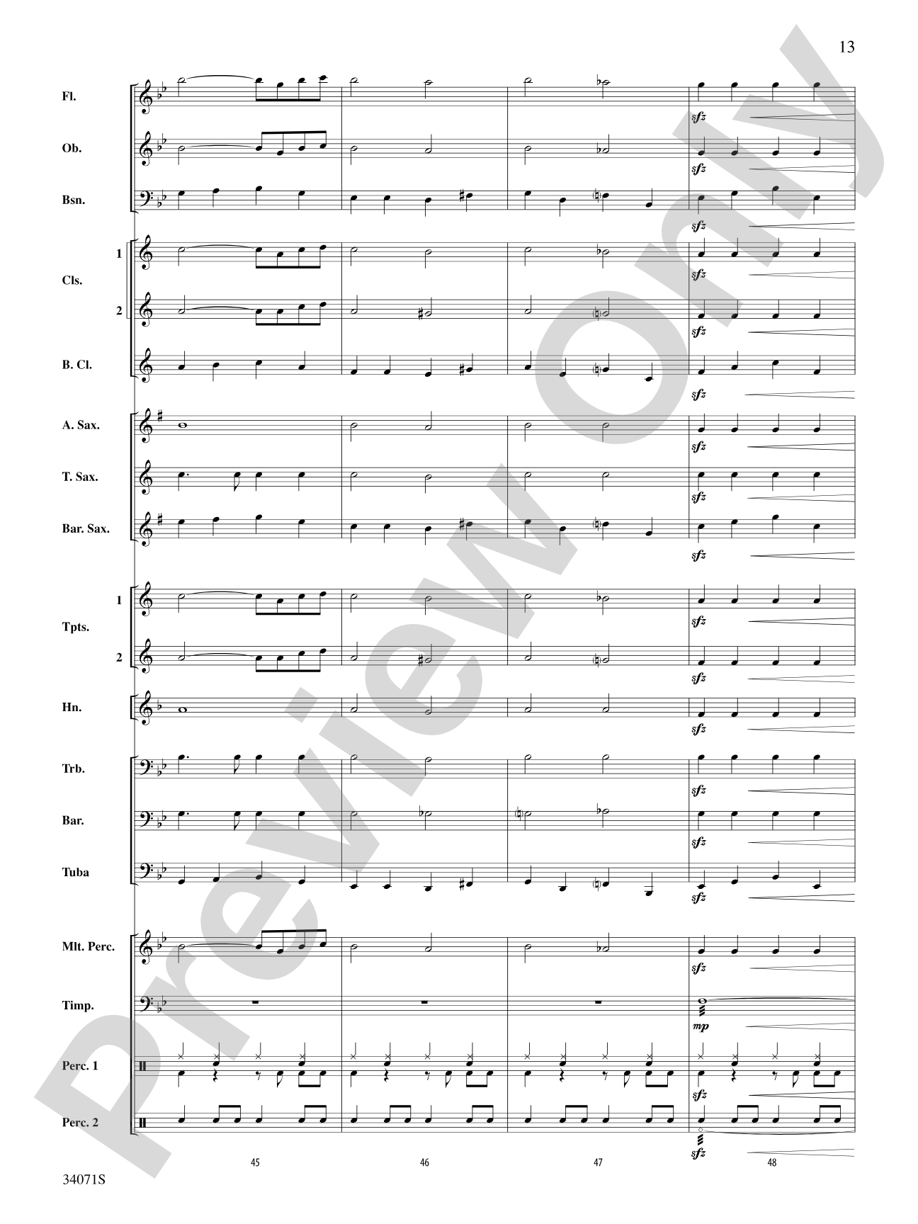 Haven't Met You Yet: Concert Band Conductor Score & Parts