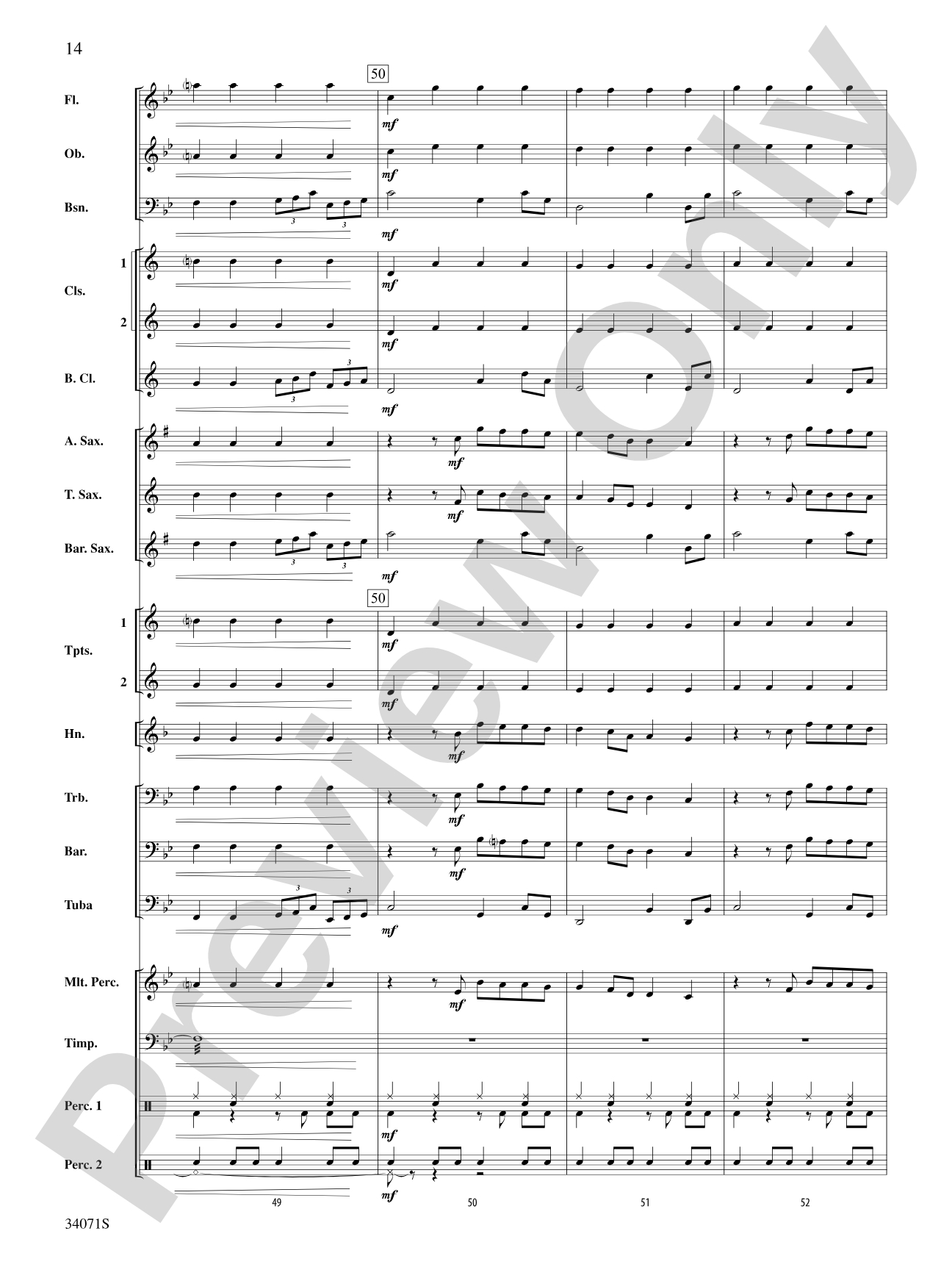 Haven't Met You Yet: Concert Band Conductor Score & Parts