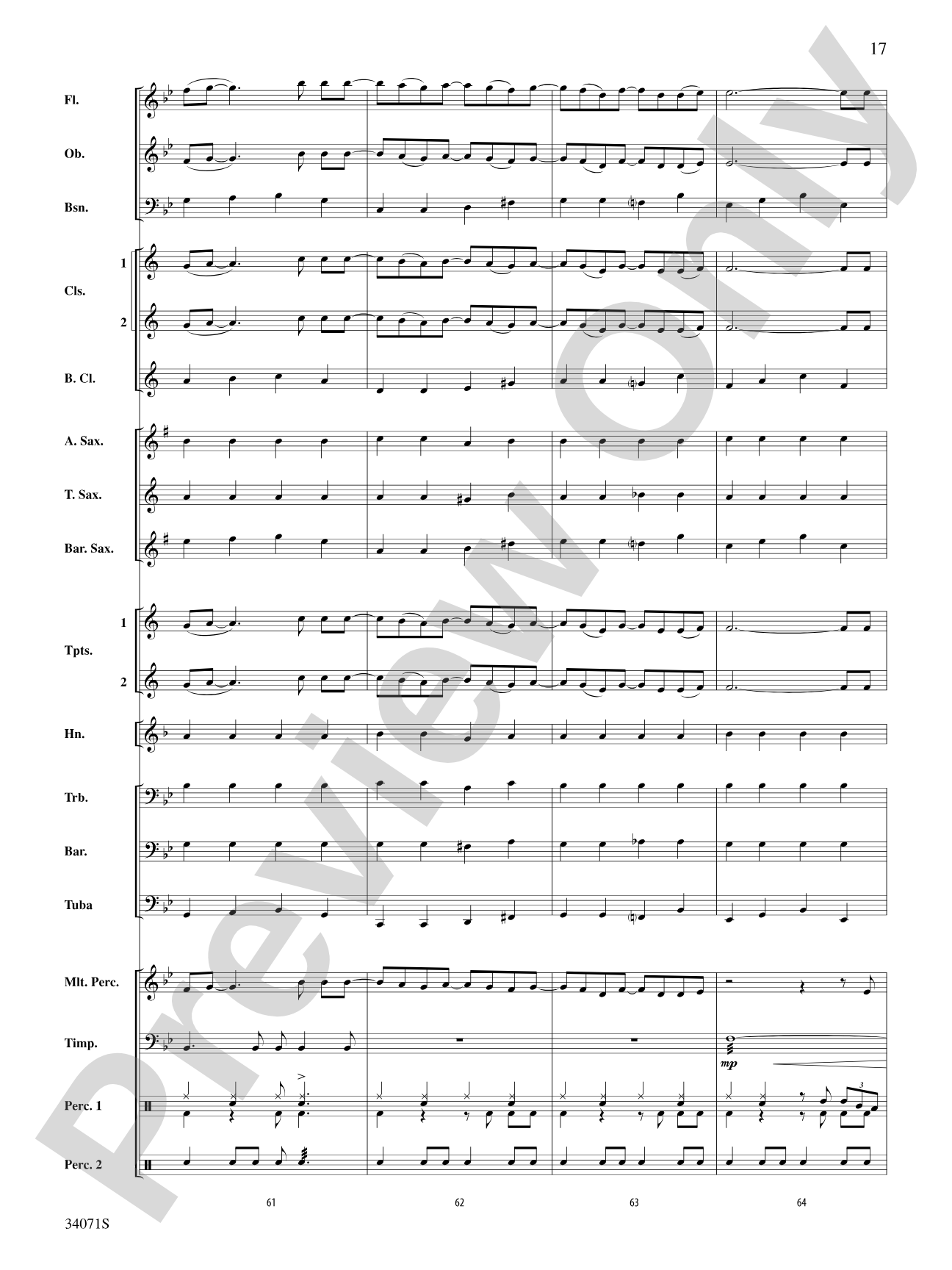 Haven't Met You Yet: Concert Band Conductor Score & Parts